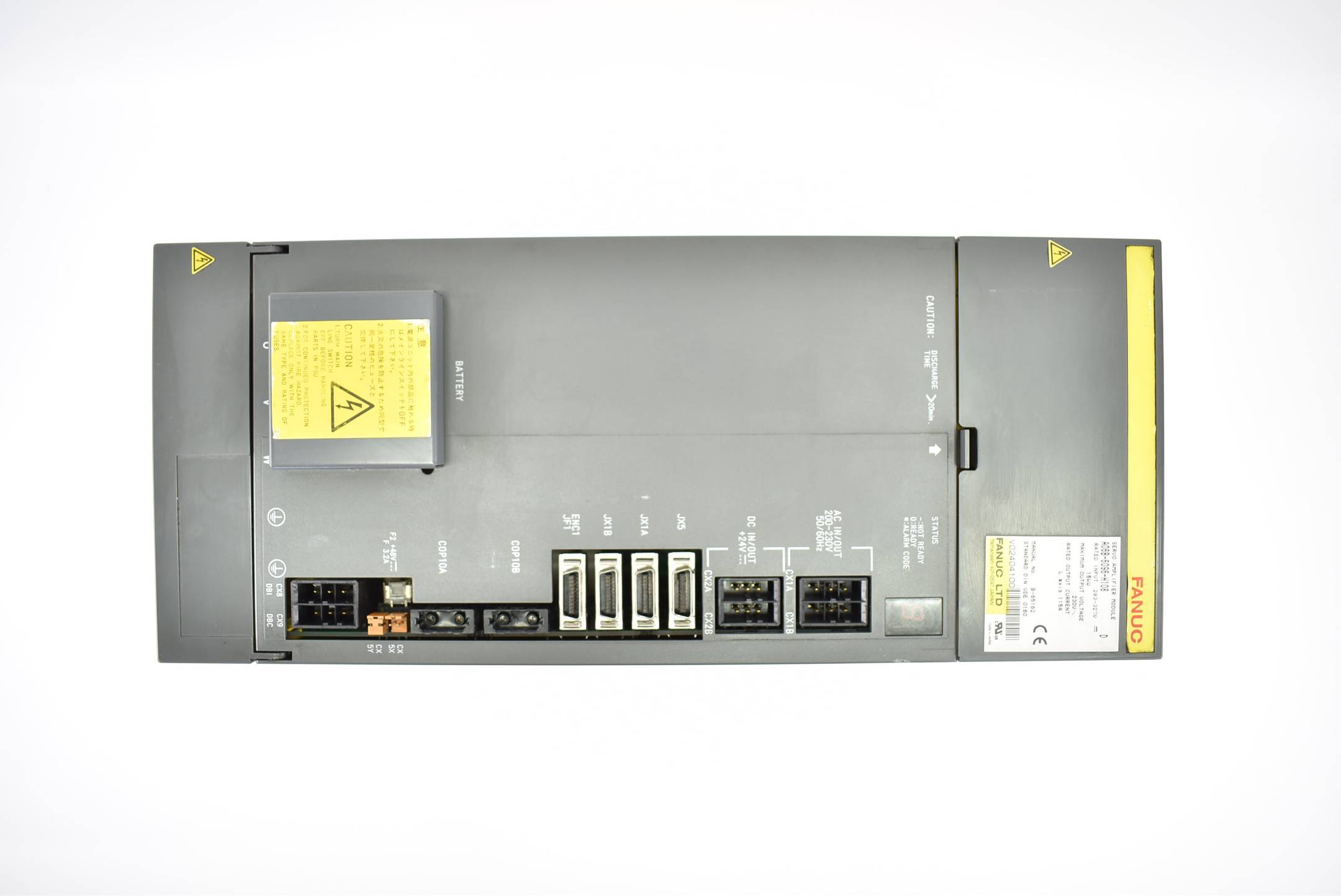 Fanuc Servo Amplifier Module 283-325V 15kW A06B-6096-H108 D