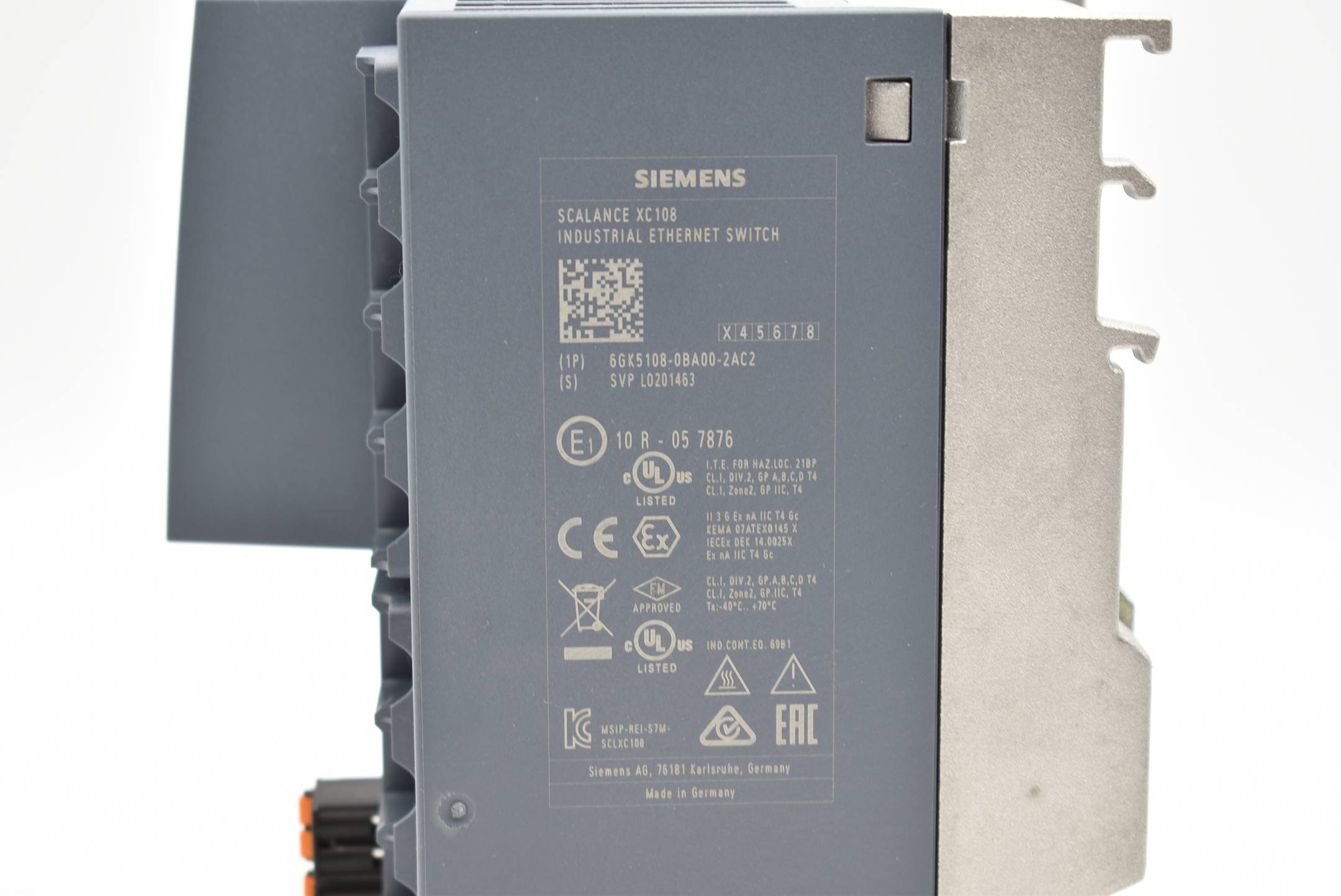 Siemens scalance XC108 6GK5108-0BA00-2AC2 ( 6GK5 108-0BA00-2AC2 ) E.3