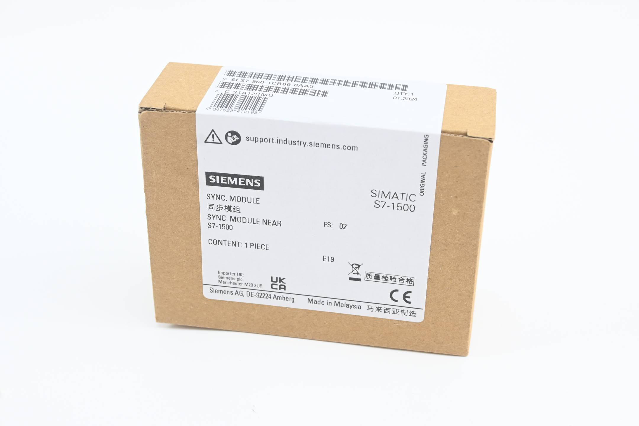 Siemens Simatic S7-1500H Sync-Modul 6ES7960-1CB00-0AA5 ( 6ES7 960-1CB00-0AA5 ) 2