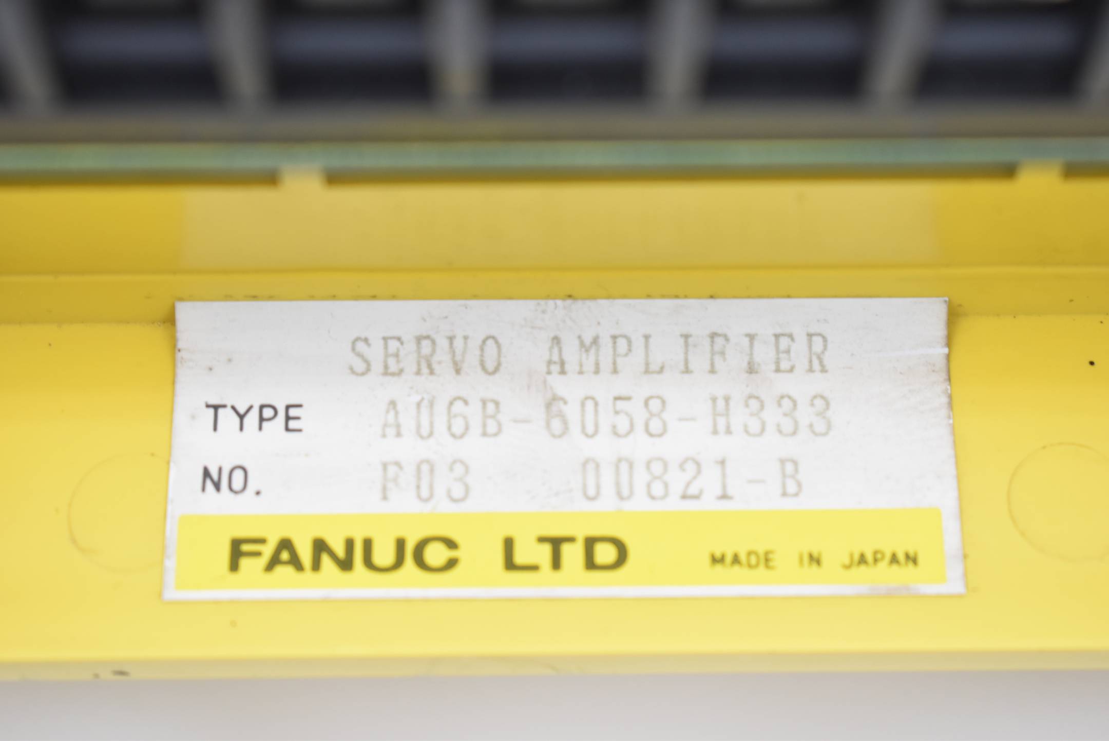 DEFEKT Fanuc LTD Servo Amplifier A06B-6058-H333