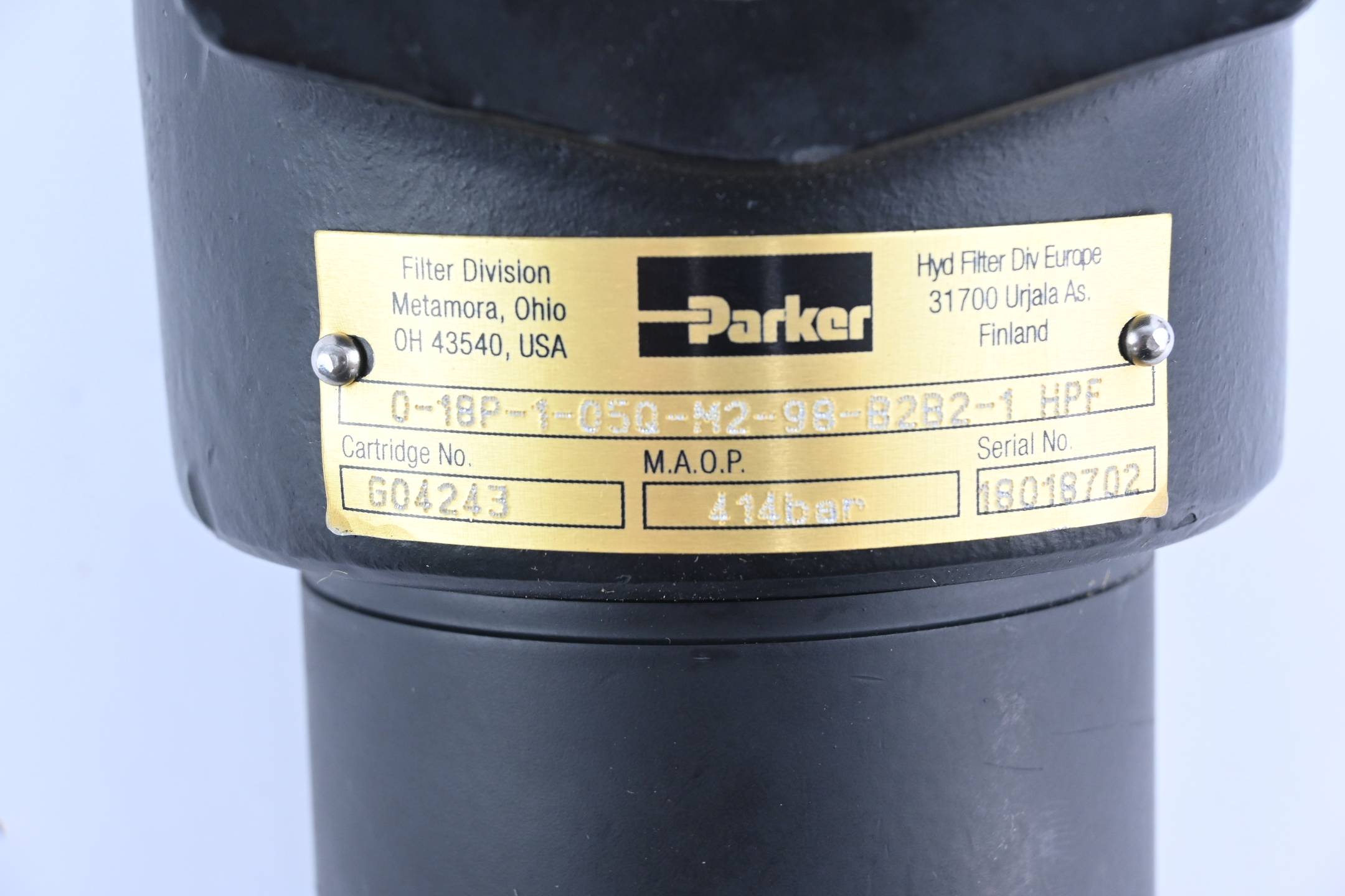 Parker Filterelement 0-18P-1-05Q-M2-98-B2B2-1 HPF
