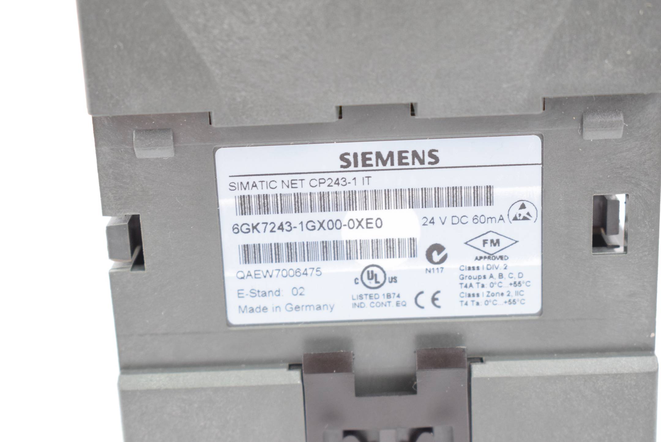 Siemens simatic Net CP243-1 IT 6GK7243-1GX00-0XE0 ( 6GK7243-1GX00-0XE0 )