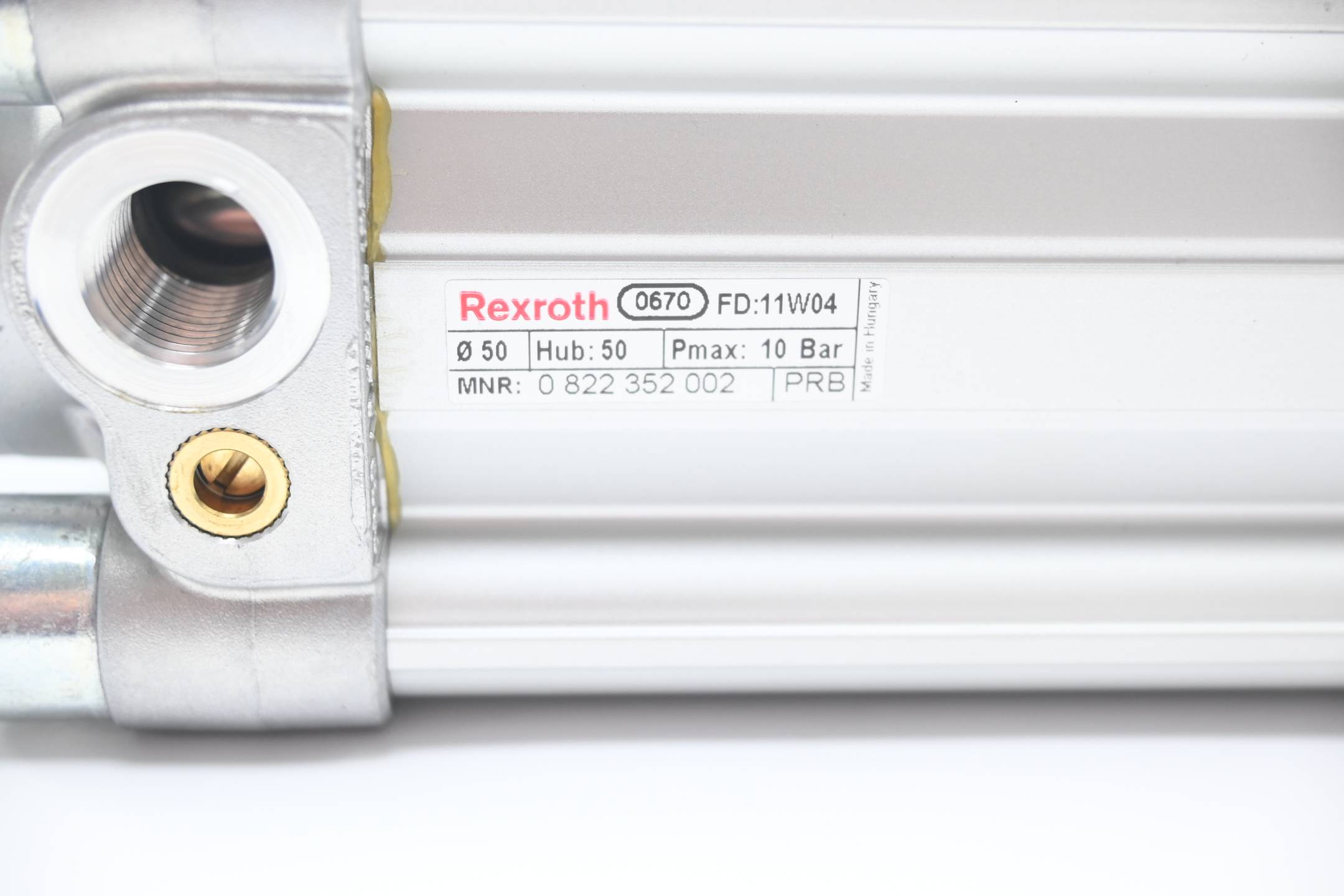 Rexroth Pneumatikzylinder 0 822 352 002 ( 0822352002 ) ⌀50 HUb:50 Pmax:10bar