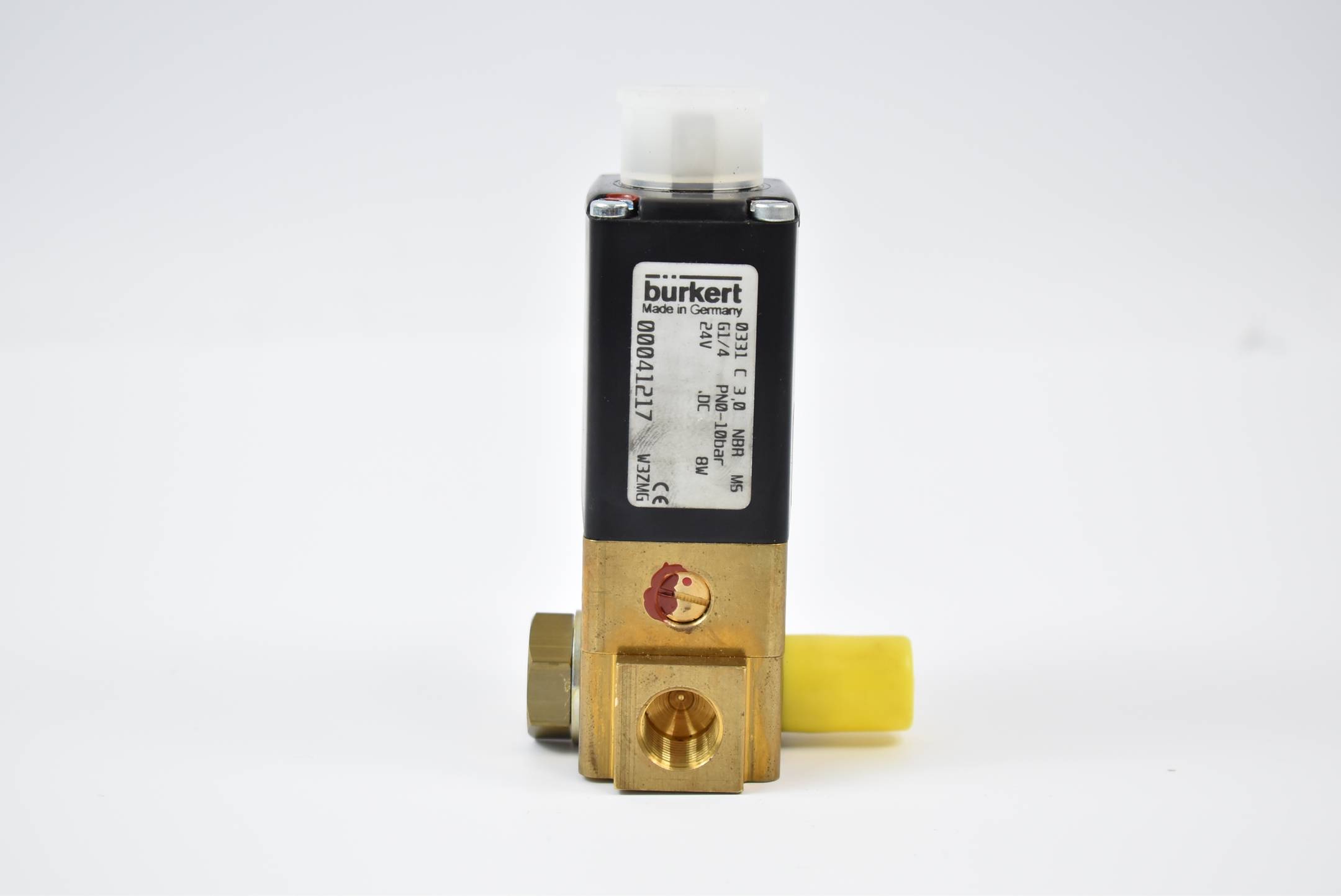 Bürkert Magnetventil 0331 C 3,0 NBR M5 G1/4 0-10bar 24V 00041217