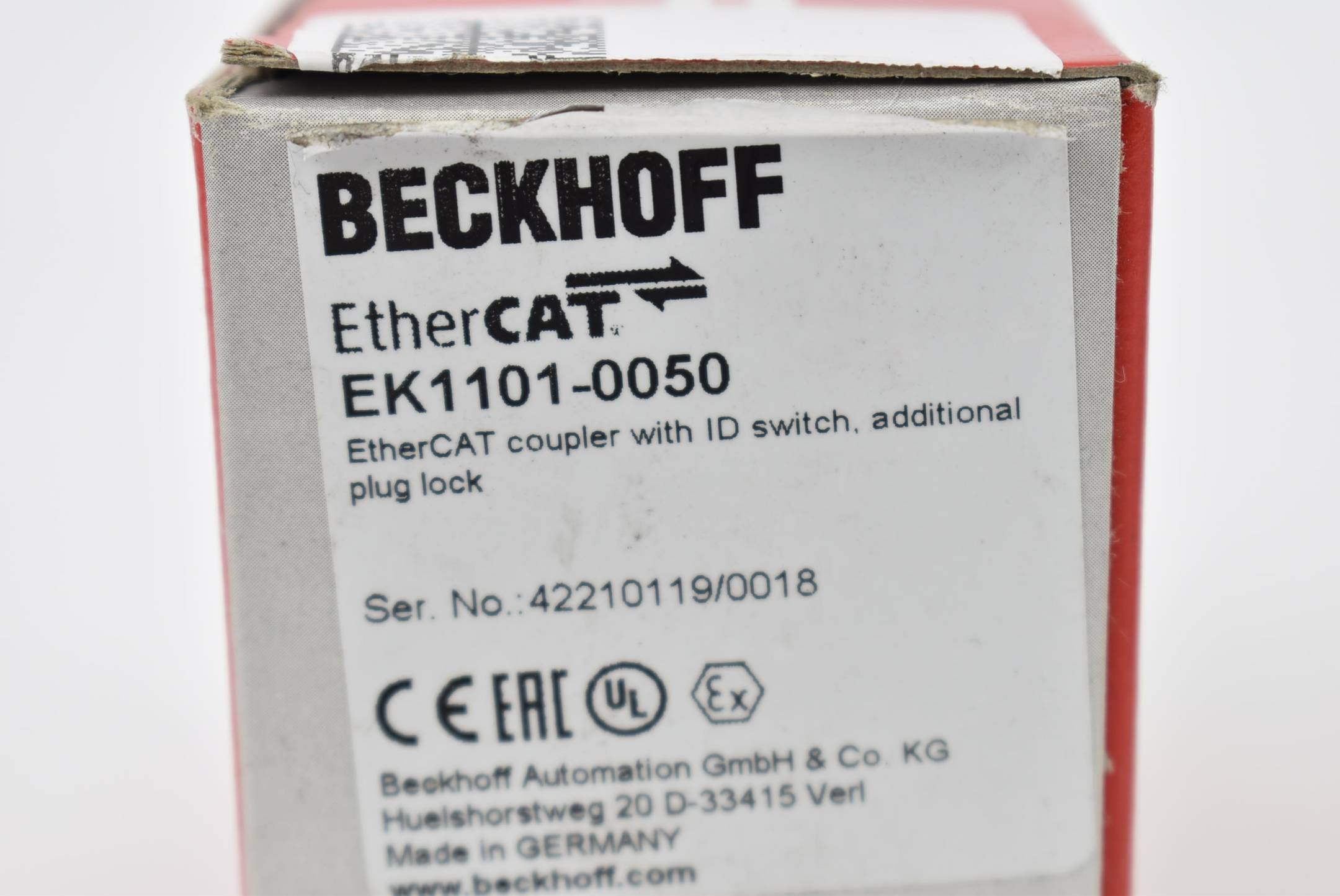 Beckhoff EtherCAT Koppler EK1101-0050 ( EK 1101-0050 )
