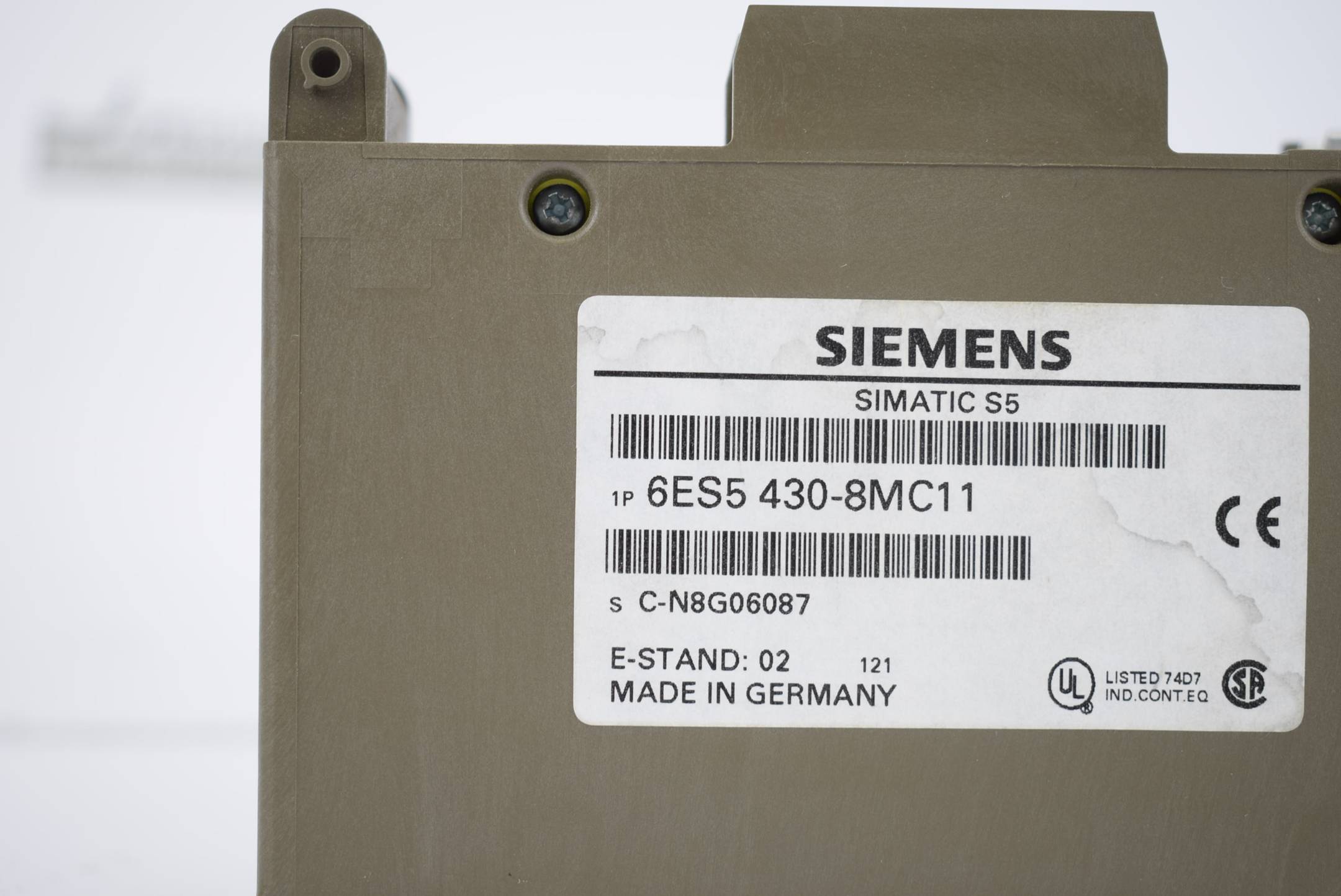 Siemens Simatic S5 Digital 430 S5-90U 6ES5 430-8MC11 ( 6ES5430-8MC11 )