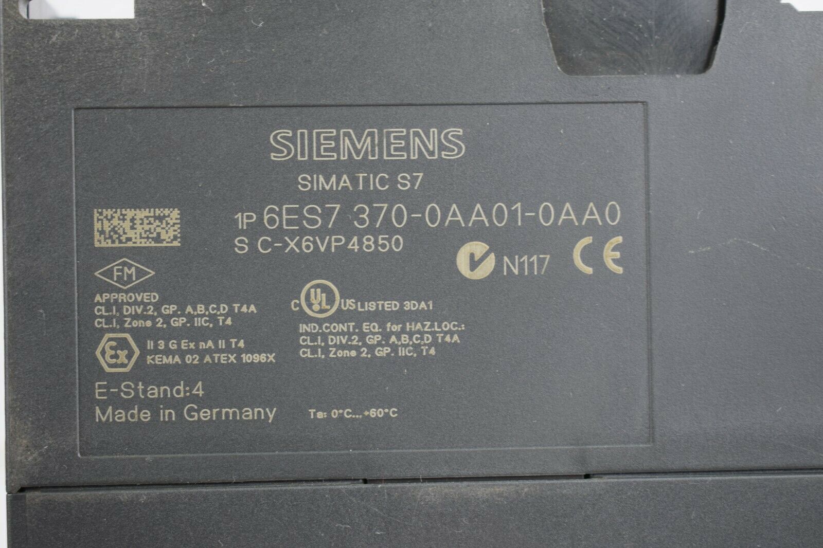 Siemens simatic S7 Dummy 6ES7 370-0AA01-0AA0 ( 6ES7370-0AA01-0AA0 )