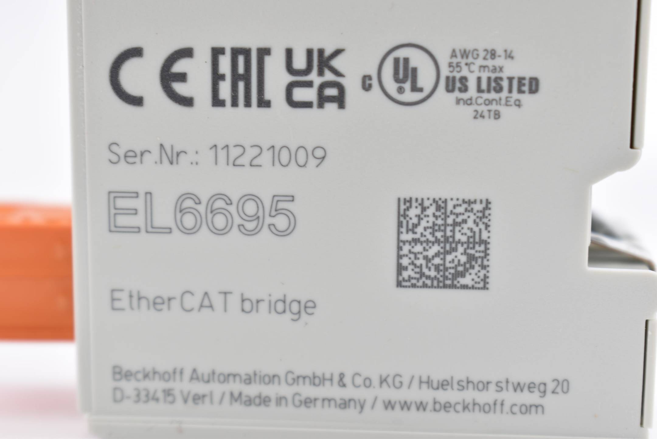 Beckhoff EtherCAT-Bridge-Klemme EL6695 ( EL 6695 )