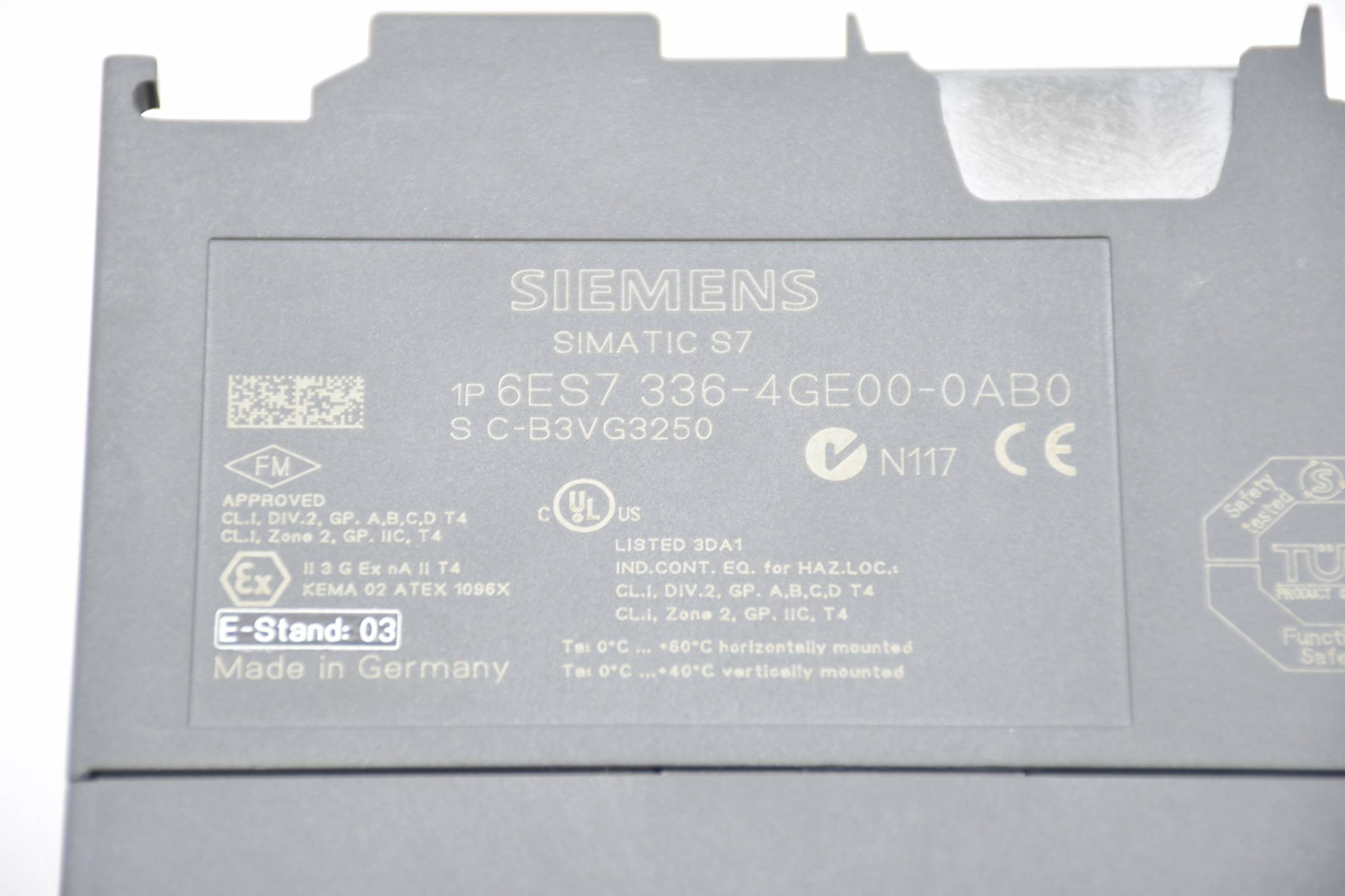 Siemens simatic S7 SM 336 6ES7 336-4GE00-0AB0 ( 6ES7336-4GE00-0AB0 ) E.03