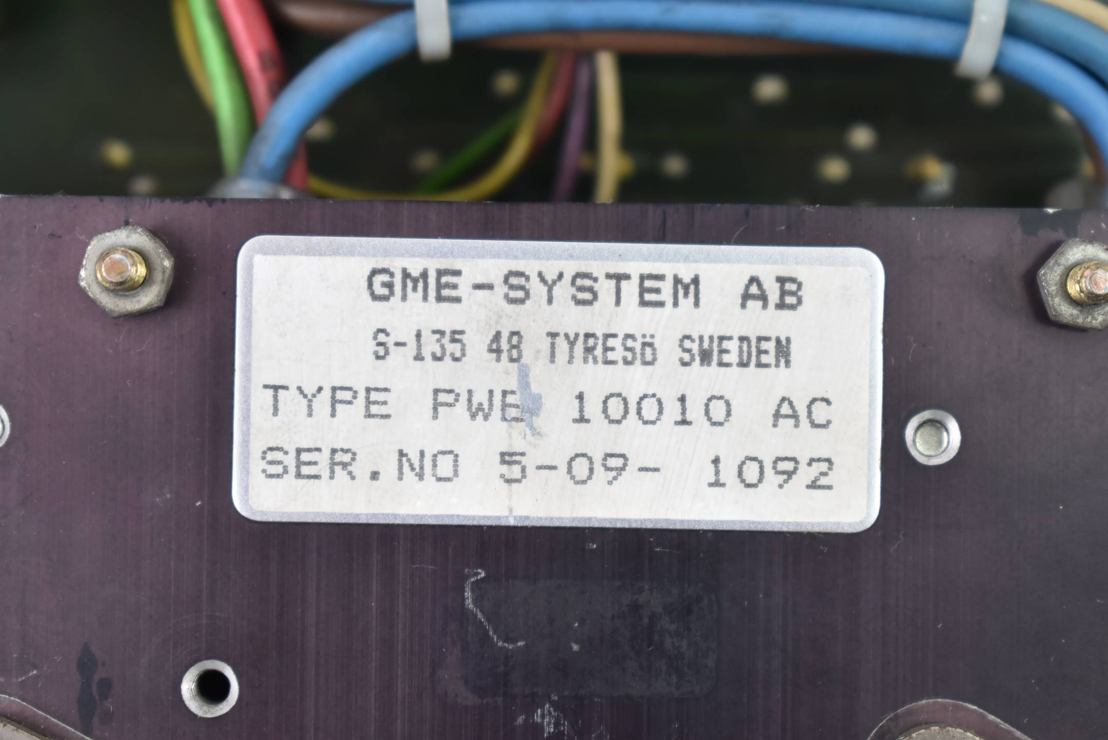 GME-Systeme AB elektronische Schaltplatine PWE100-10-AC ( 4230 1079 03 )