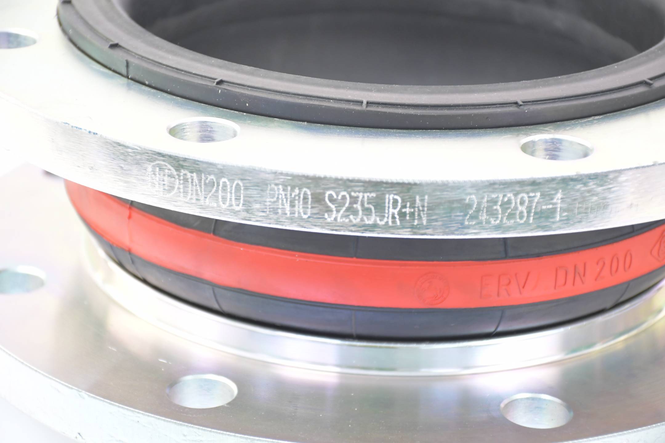 N+F Gummikompensator DN200 PN10 S235JR+N 243287-1