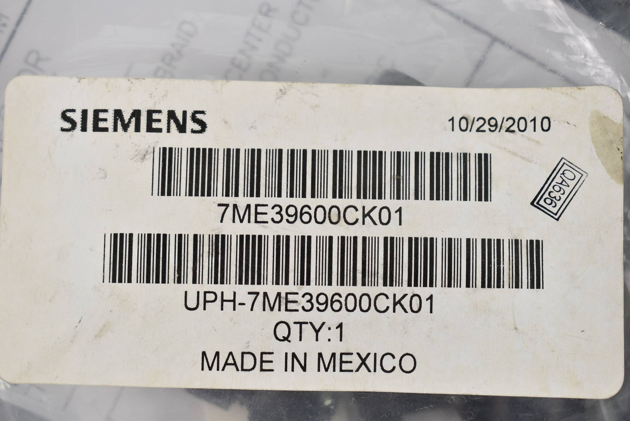 Siemens Schallwandler Kabelsatz 7ME39600CK01 7ME3960-0CK01