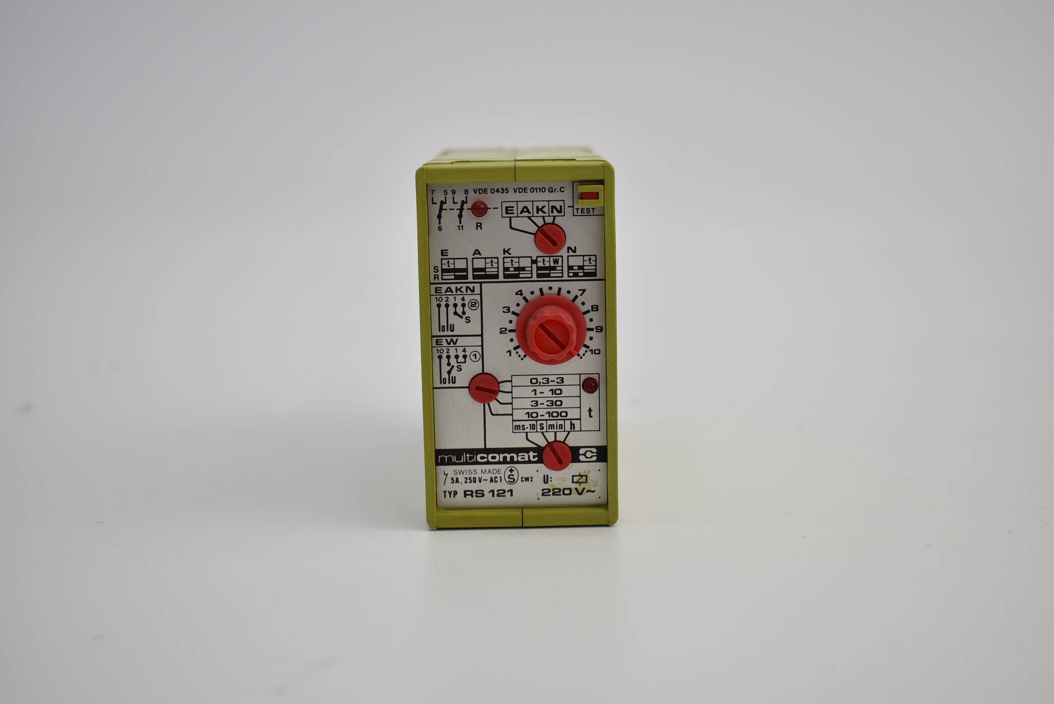 Multicomat Zeitrelais 250 V 5 A RS 121