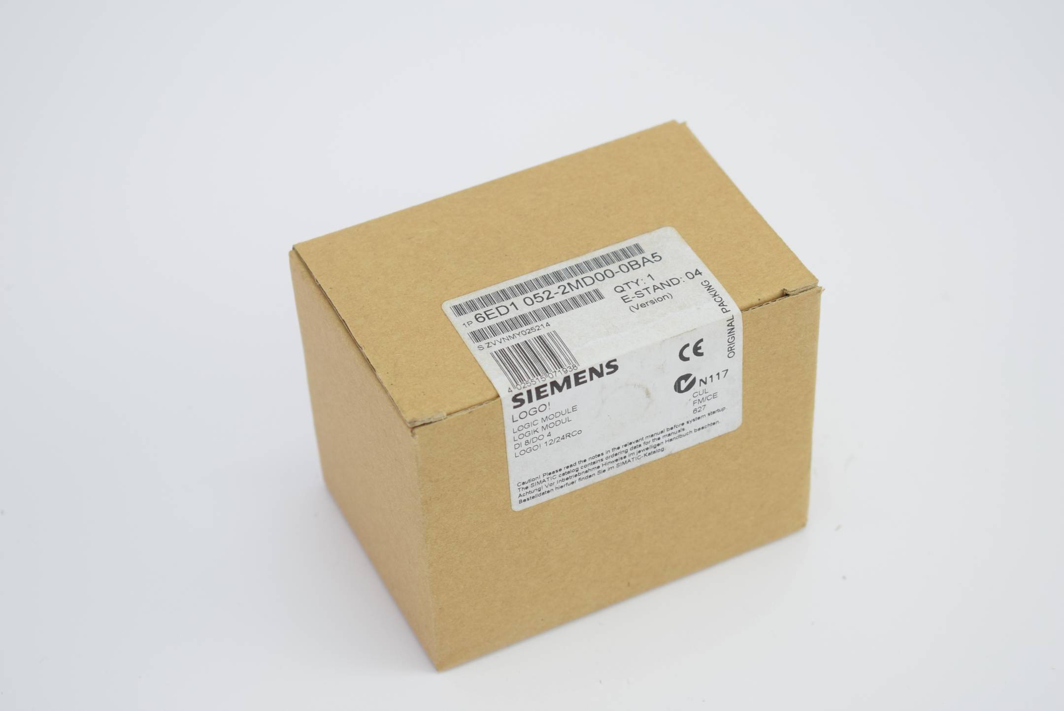 Siemens Logo! 6ED1 052-2MD00-0BA5 ( 6ED1052-2MD00-0BA5 ) E4