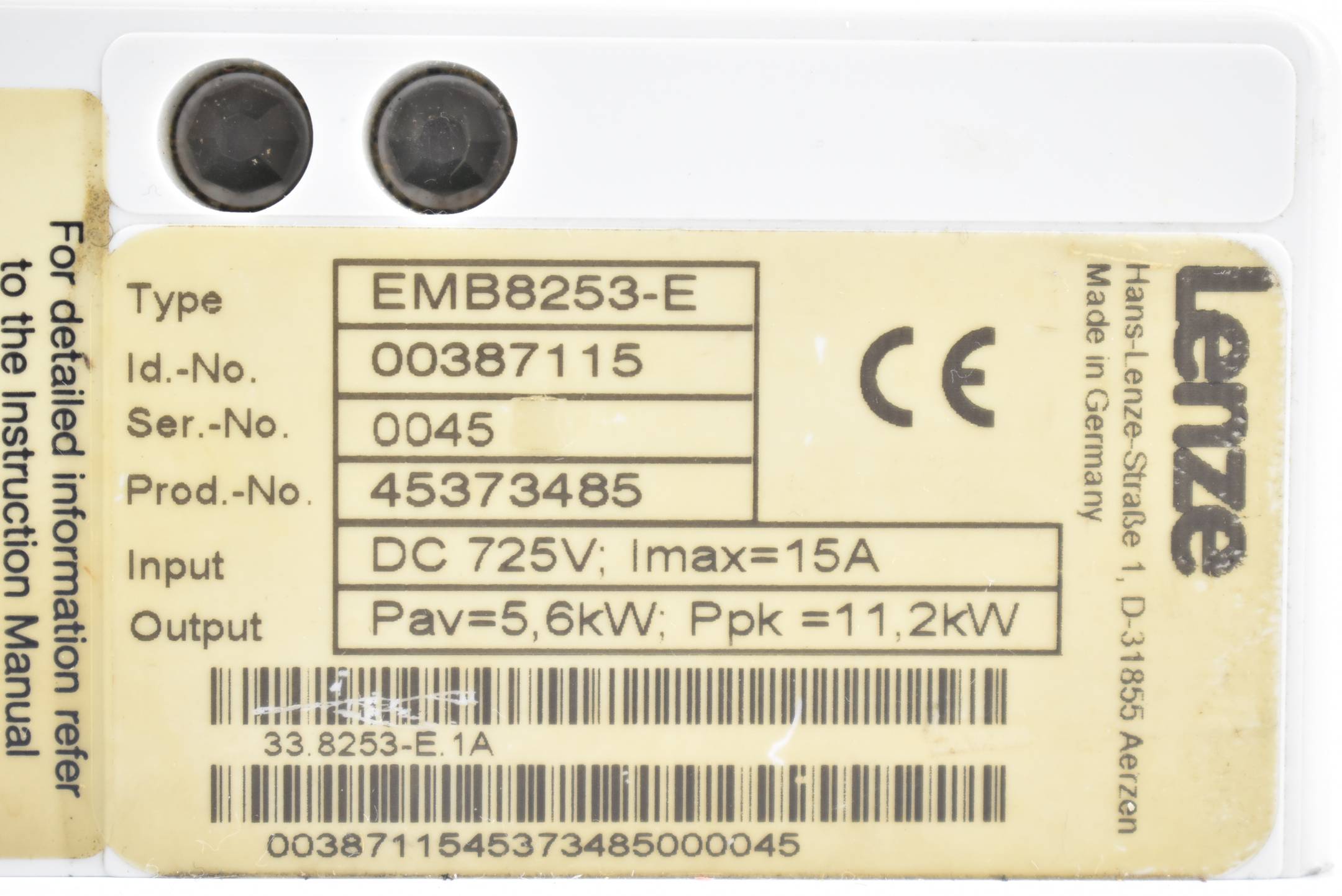 Lenze Bremschopper EMB8253-E (EMB 8253 E)