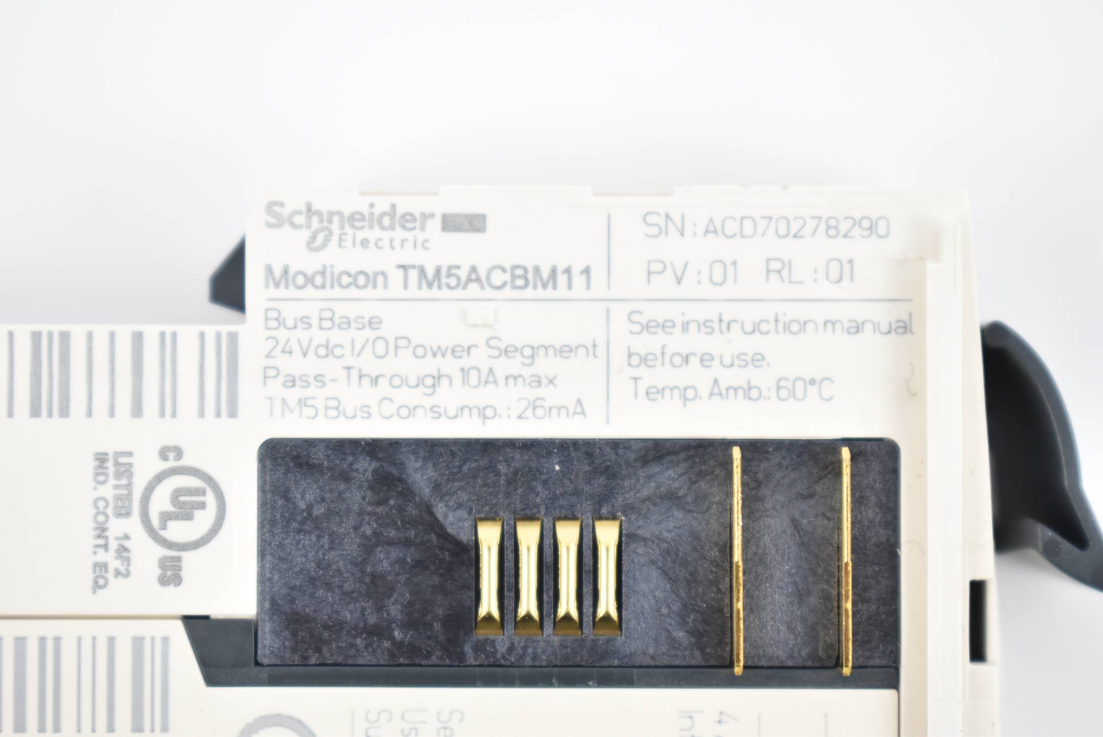 Schneider Electric Modicon TM5SAI4PH + TM5ACBM11 + TM5ACTB12