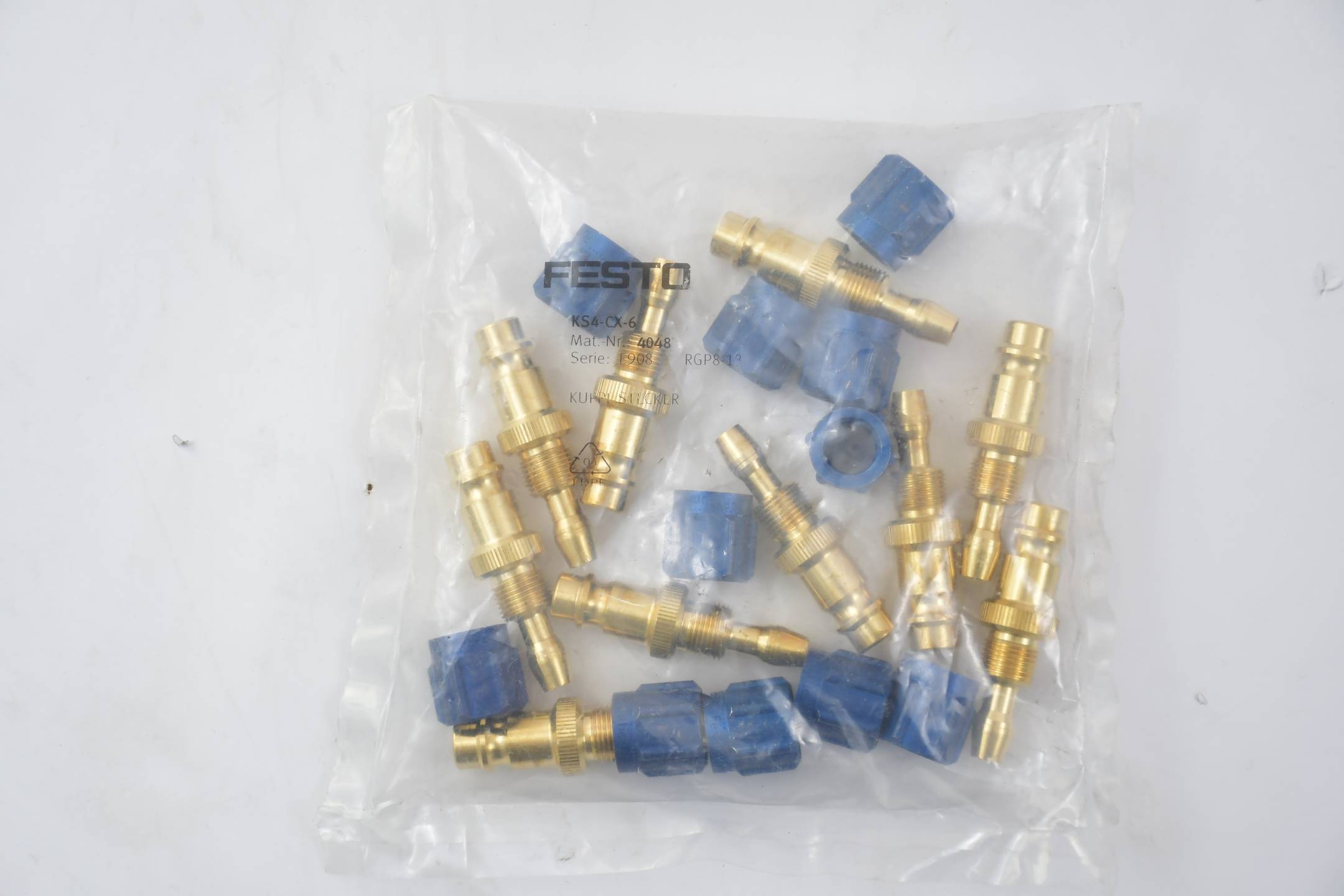 Festo Kupplungsstecker 10 Stück KS4-CX-6 ( 4048 )