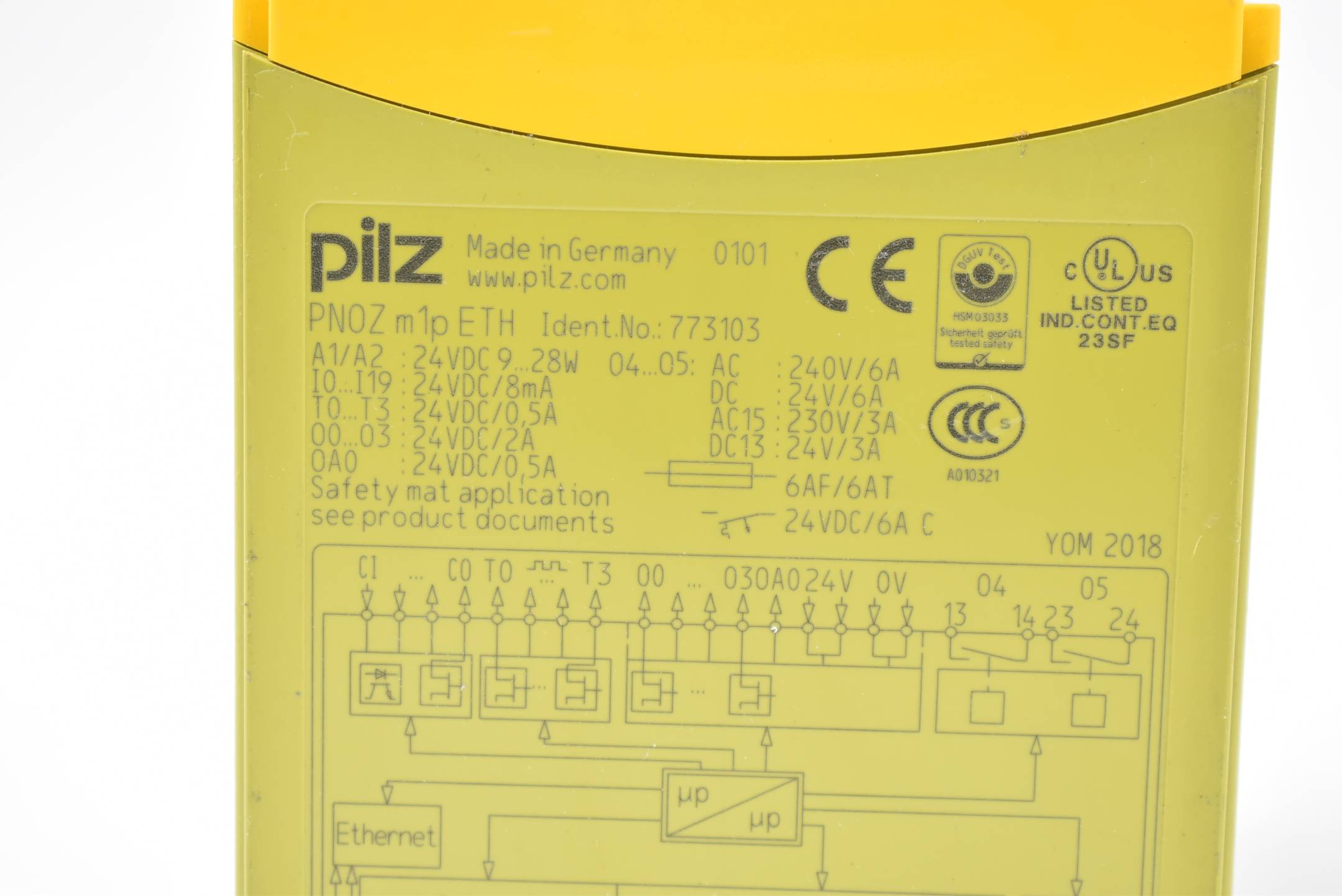 Pliz PNOZ m1p ETH Sicherheitsrelais 24VDC 9,2W ( 773103 )