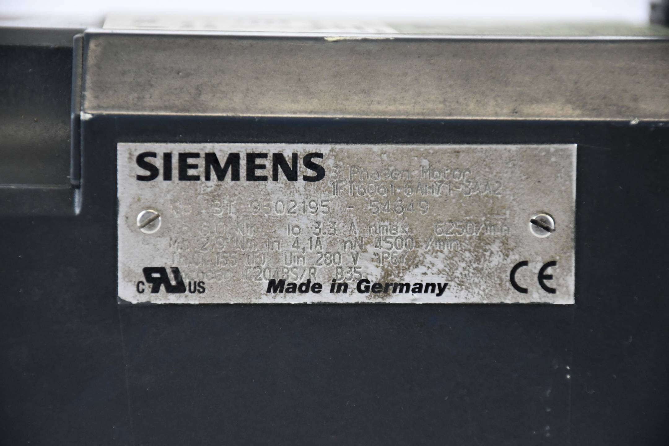 Siemens simotics S Servomotor 1FT6 1FT6061-6AH71-3AA2 ( 1FT6 061-6AH71-3AA2 )