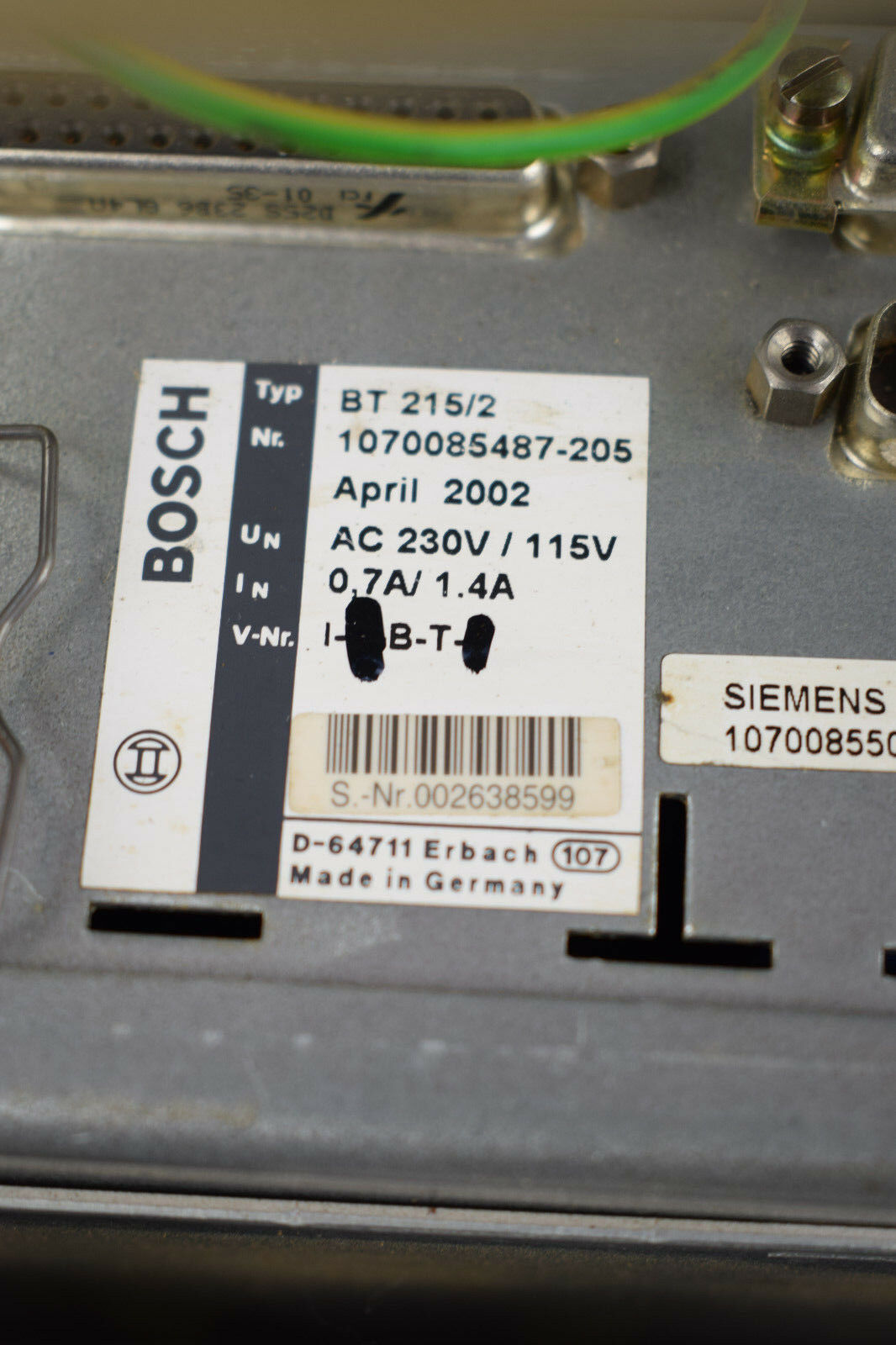 Bosch Rexroth Panel BT215/2