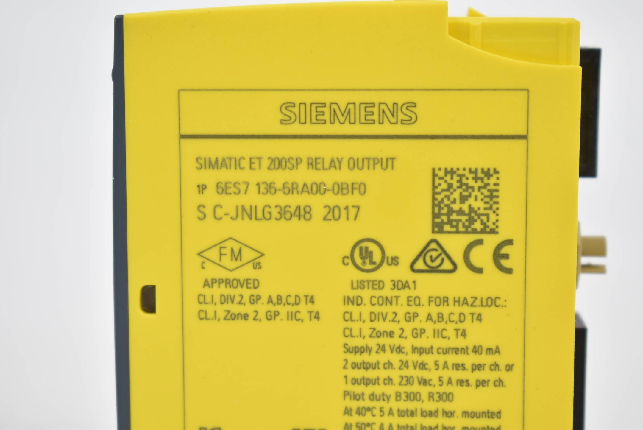 Siemens simatic ET 200SP Ausgangrelais 6ES7136-6RA00-0BF0 / 6ES7 136-6RA00-0BF0
