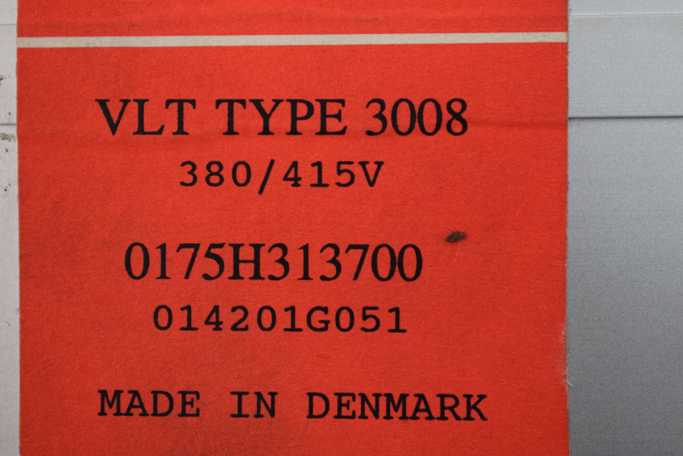 Danfoss VLT Type 3008 Variable Speed Drive Frequenzumrichter 0175H313700