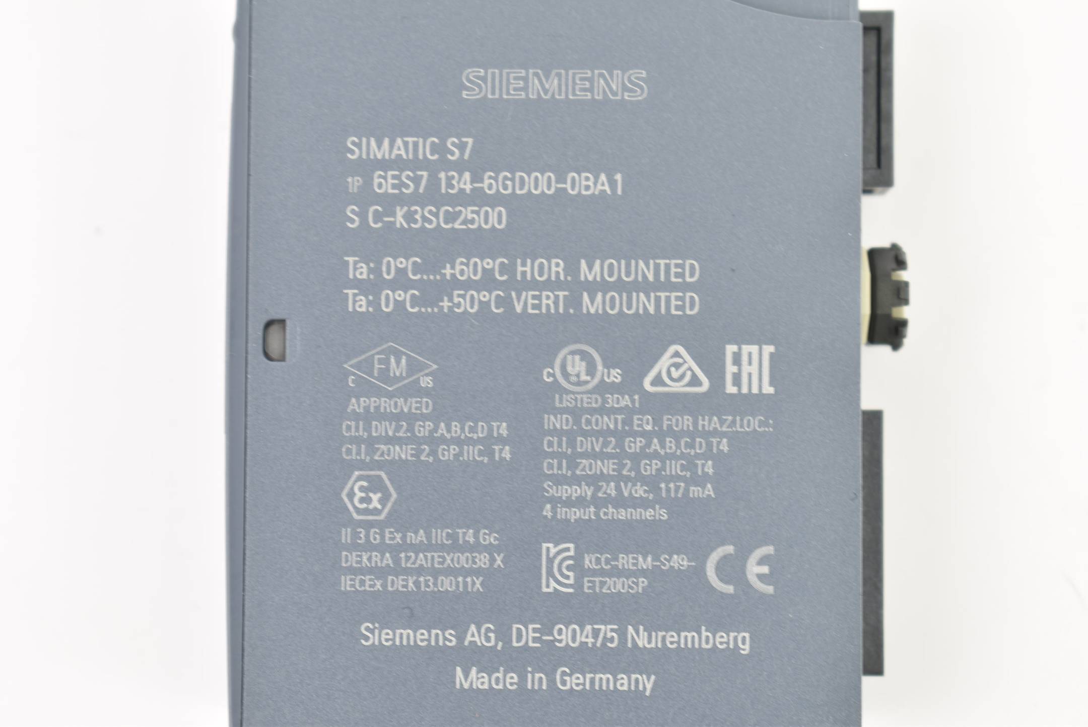 Siemens simatic ET 200SP analog 6ES7 134-6GD00-0BA1 ( 6ES7134-6GD00-0BA1 )