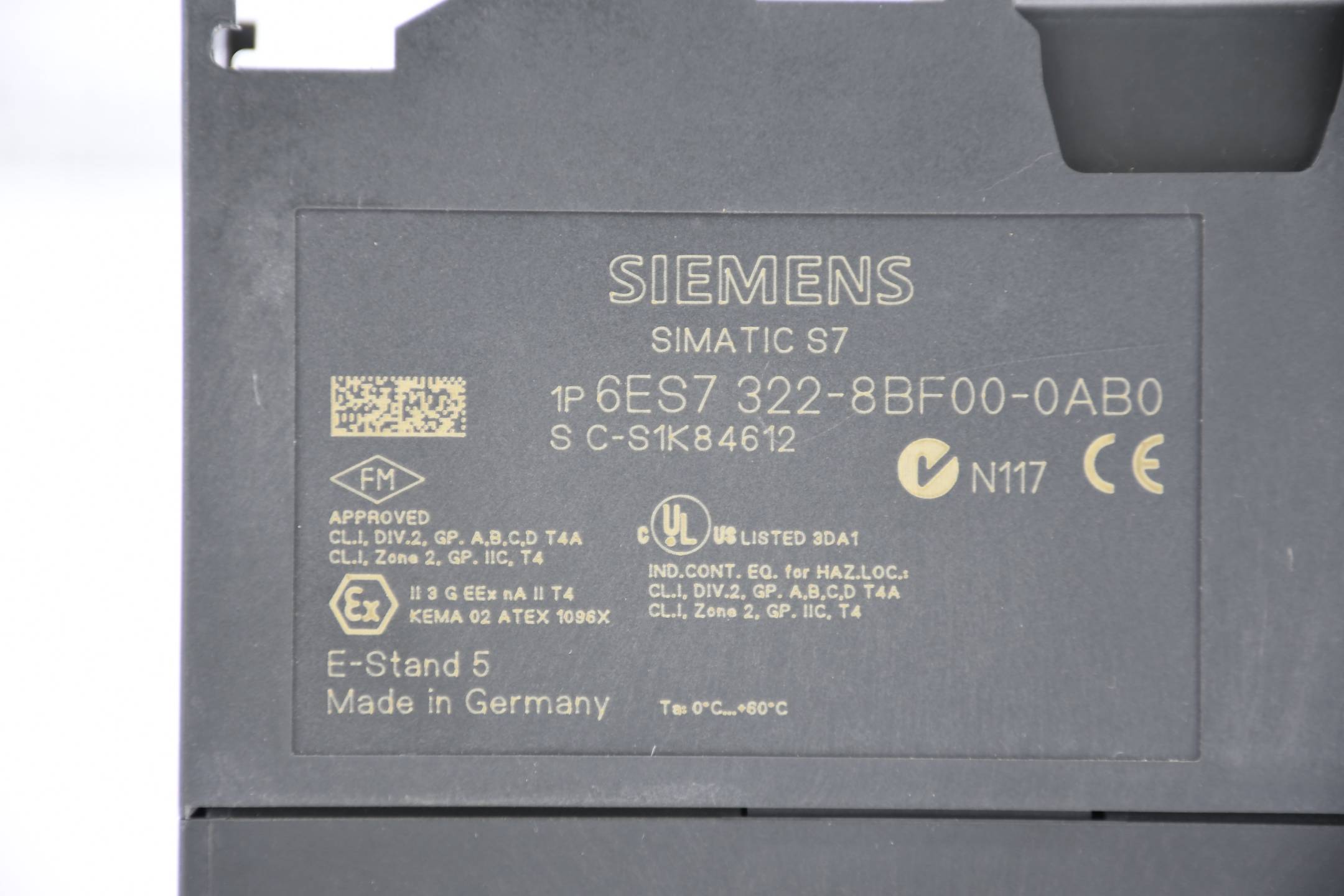 Siemens simatic S7-300 Digital SM 322 6ES7 322-8BF00-0AB0 ( 6ES7322-8BF00-0AB0 )