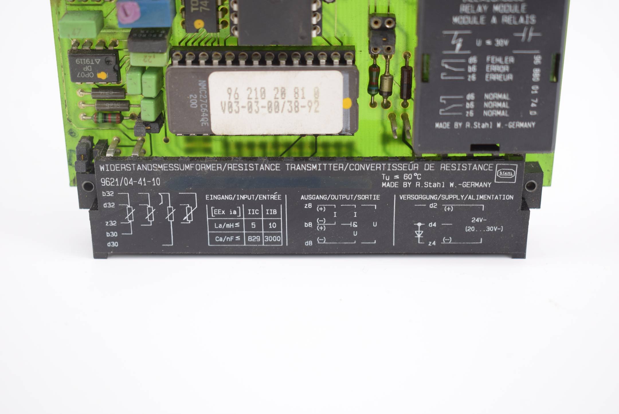 Stahl Widerstandsmessumformer ICS 1000 9621/04-41-10