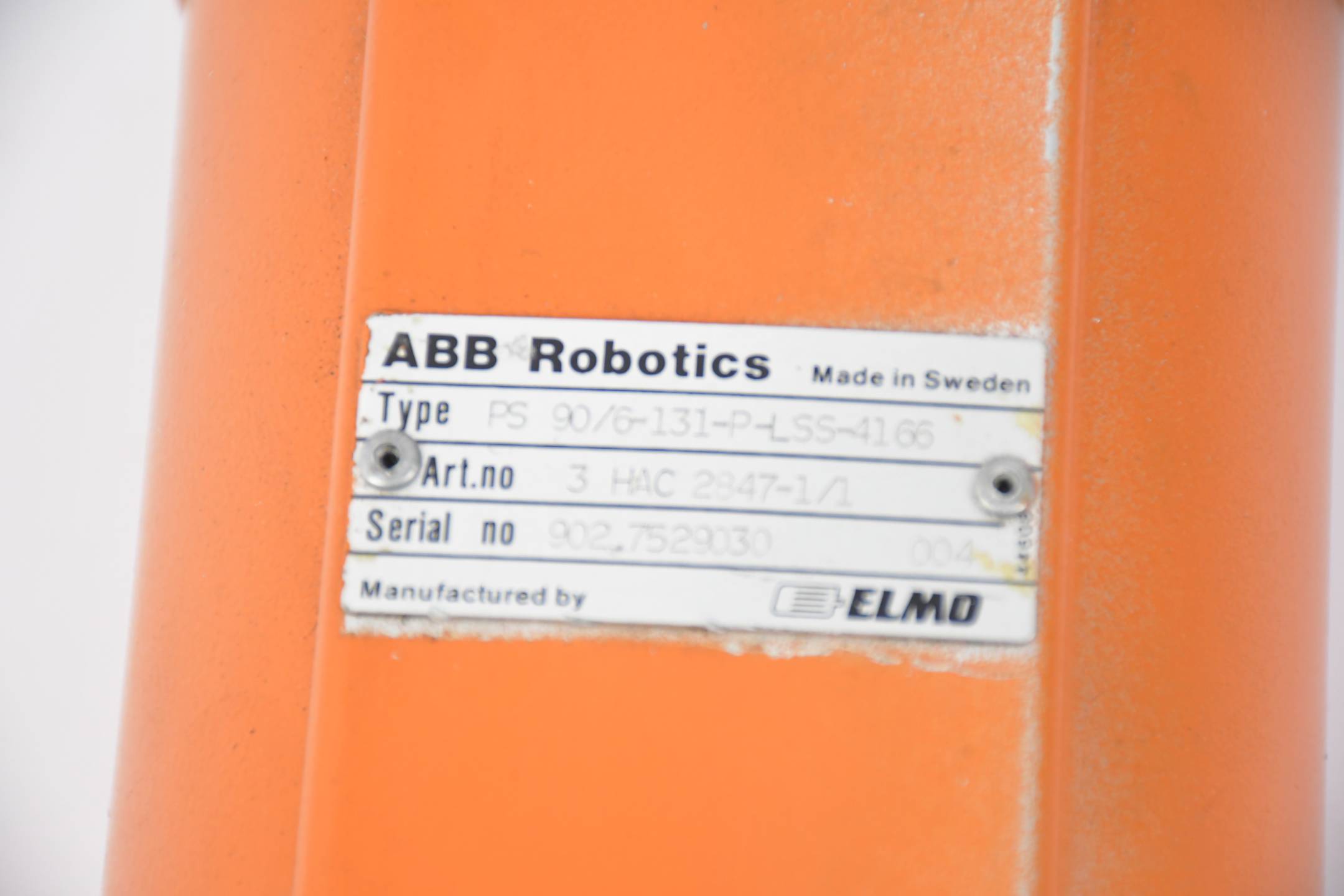 ABB Robotics Servomotor PS 90/6-131-P-LSS-4166 ( 3 HAC 2847-1/1 )