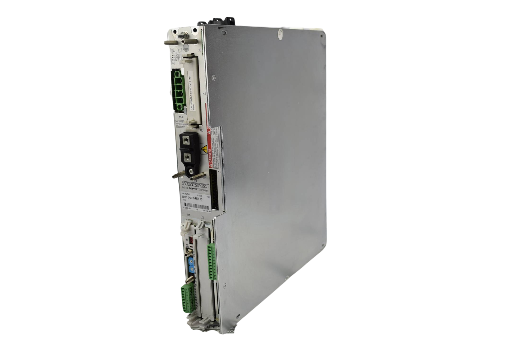 Bosch Rexroth Indramat Digital A.C. Servo controller DDS03.1-W030-RS01-03-FW
Bosch Rexroth Indramat Digital A.C. Servo controller DDS03.1-W030-RS01-03-FW