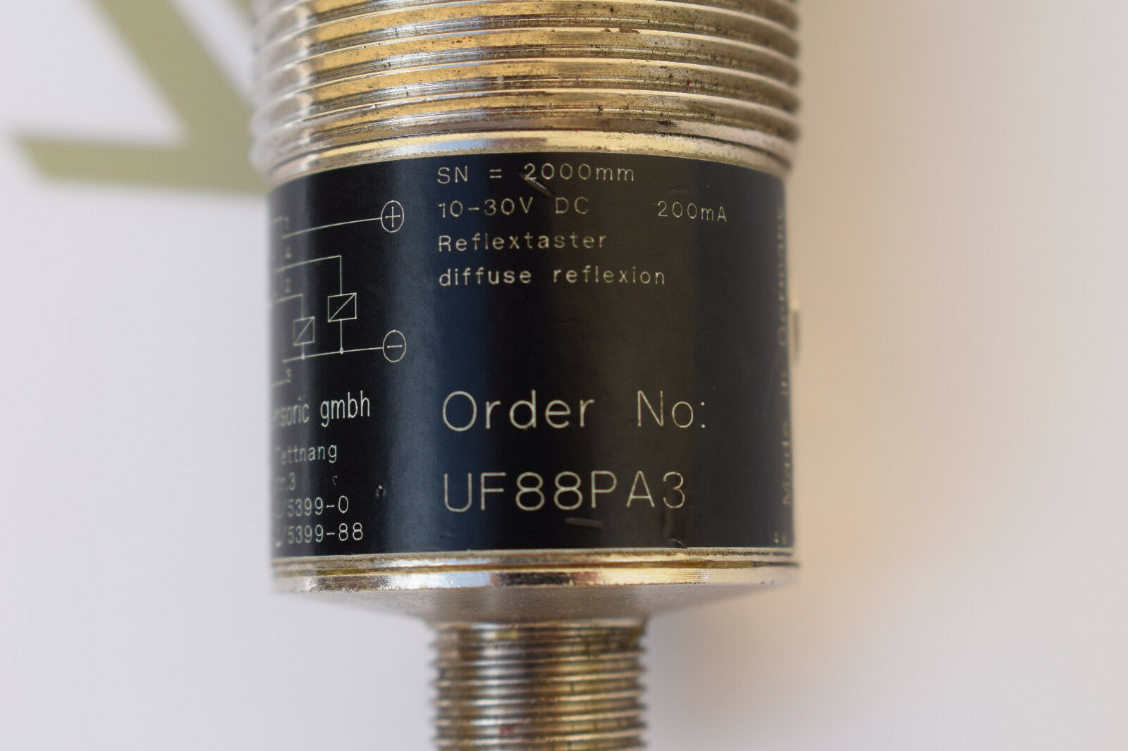 Wenglor Reflextaster UF88PA3 