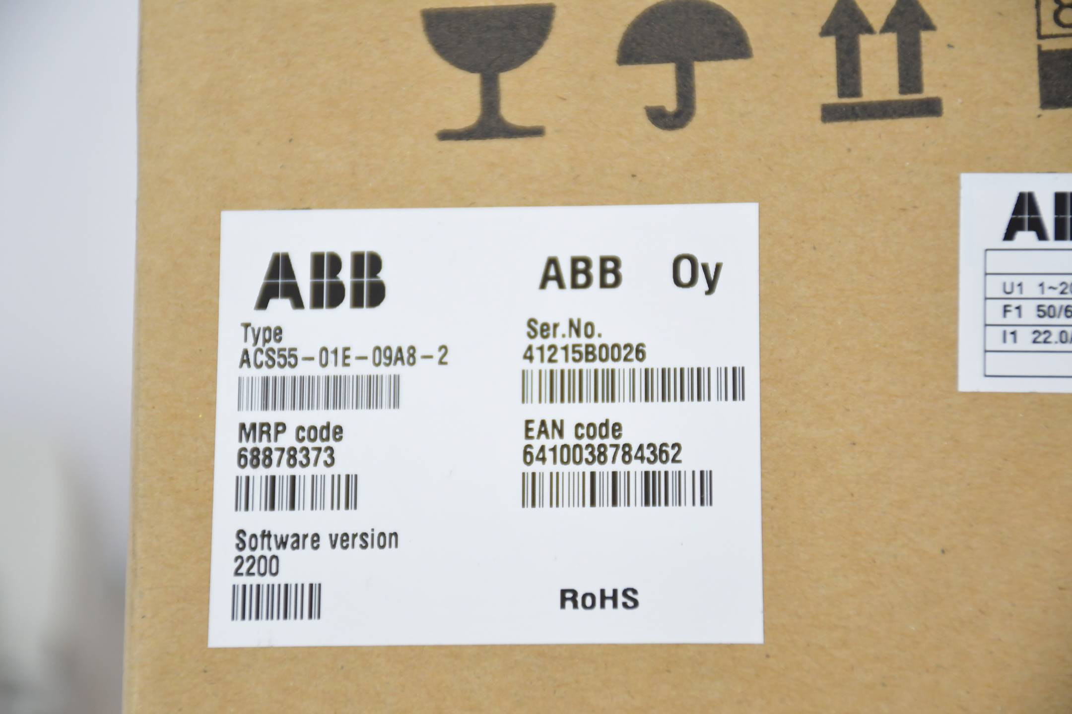 ABB Drive Voltage AC Drive Frequenzumrichter ACS55-01E-09A8-2