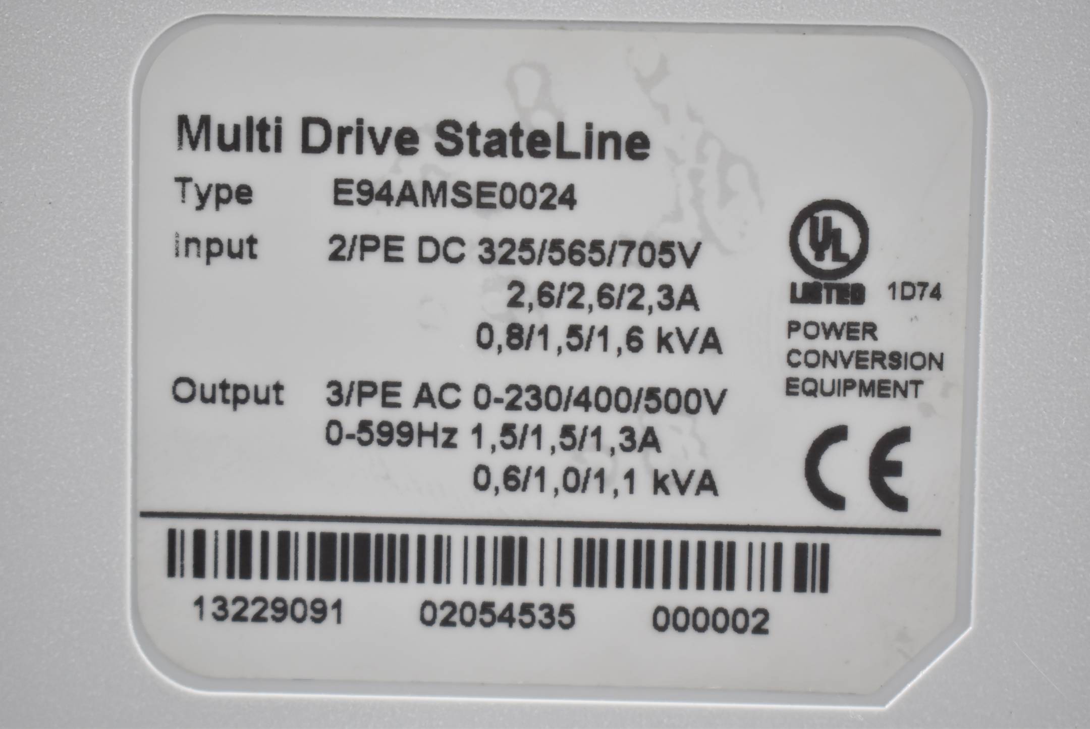 Lenze Multi Drive StateLine E94AMSE0024