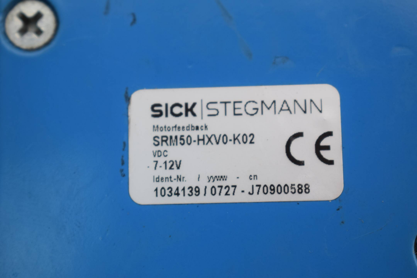 Kuka Servomotor 1FK6100-8AF91-1ZZ9-Z 3,77kW inkl. Sick SRM50-HXV0-K02 Kuka Servomotor 1FK6100-8AF91-1ZZ9-Z 3,77kW inkl. Sick SRM50-HXV0-K02