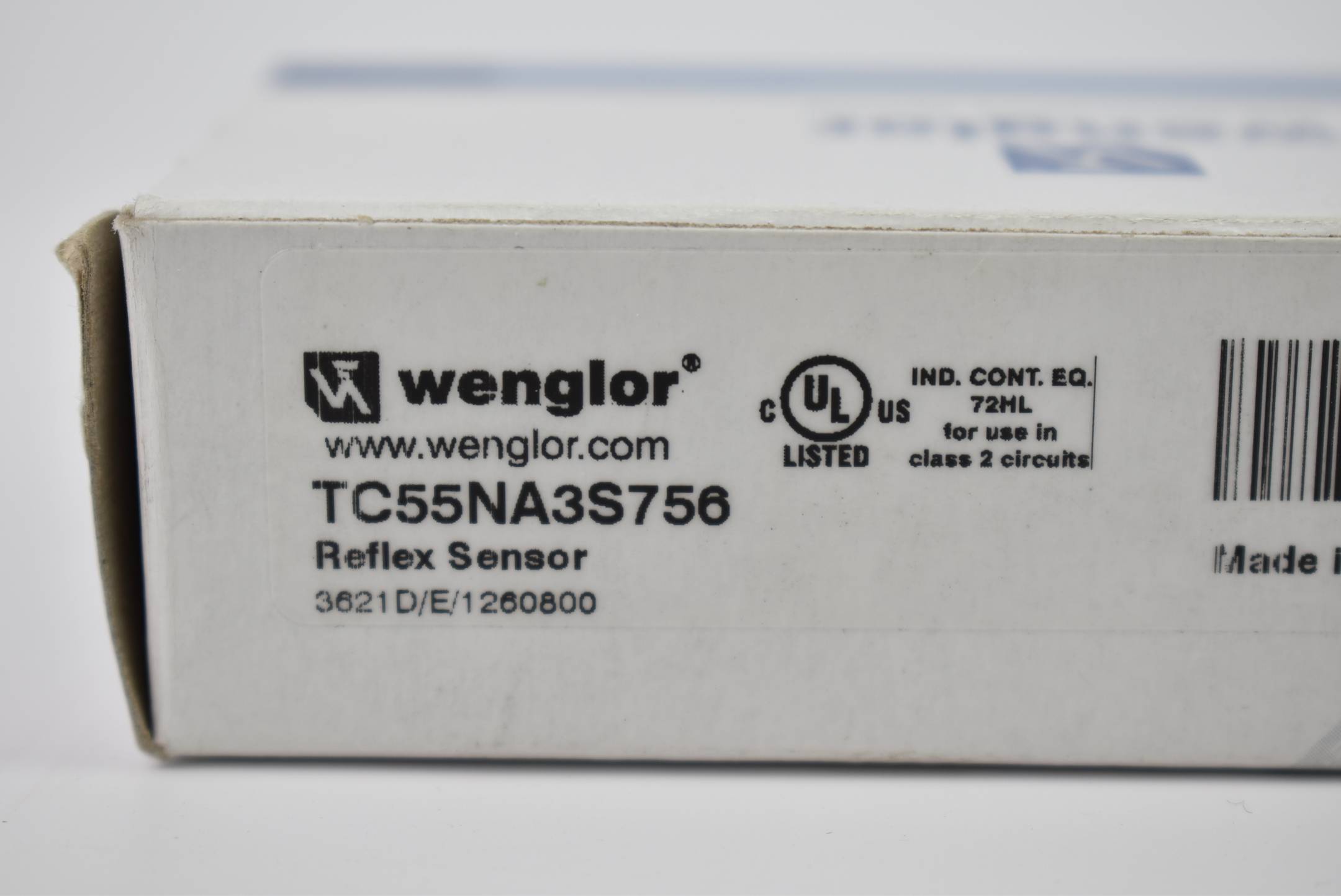 Wenglor Reflexions-Sensor 10-30VDC 100mA TC55NA3S756