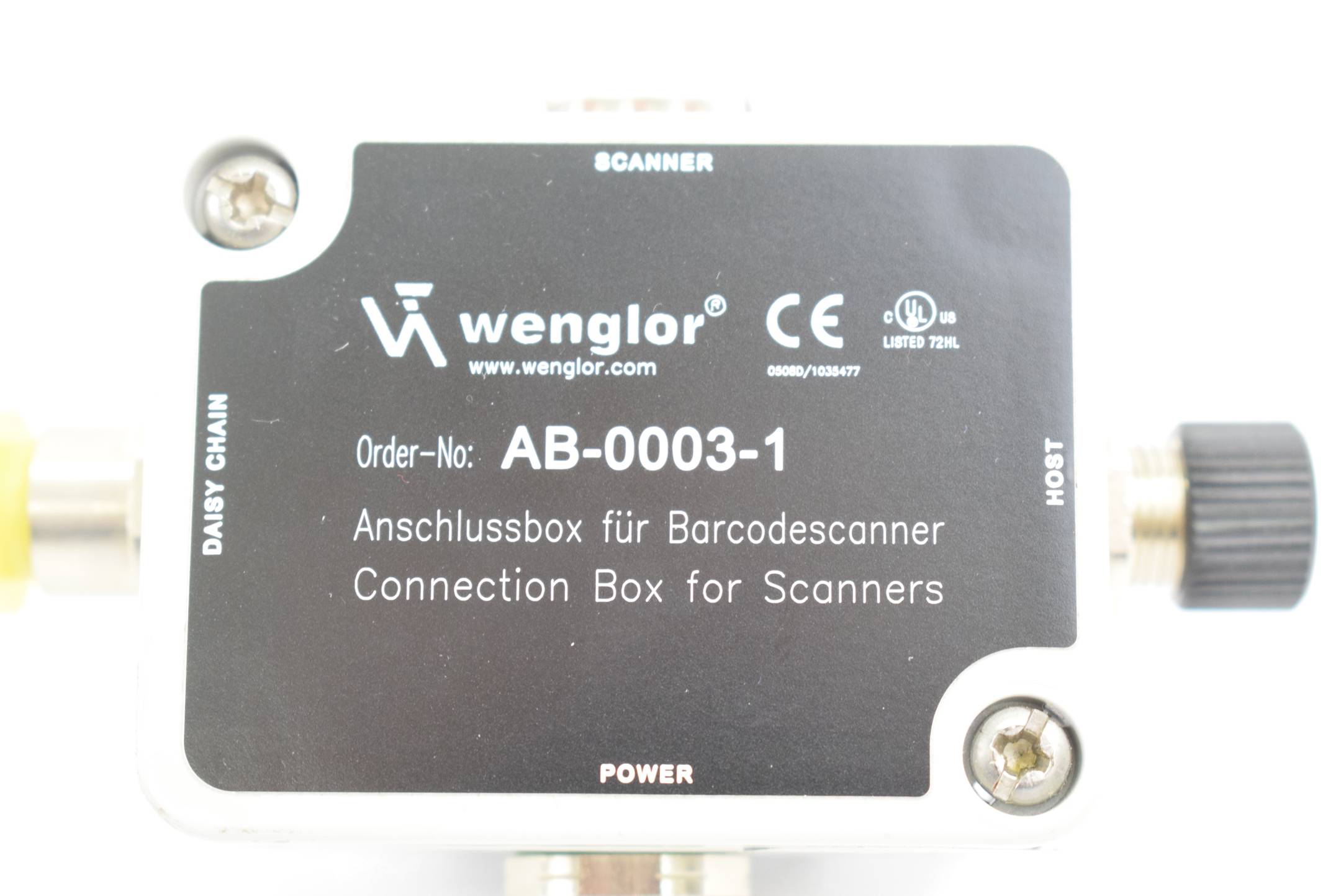 Wenglor Anschlussbox für Barcodescanner AB-0003-1