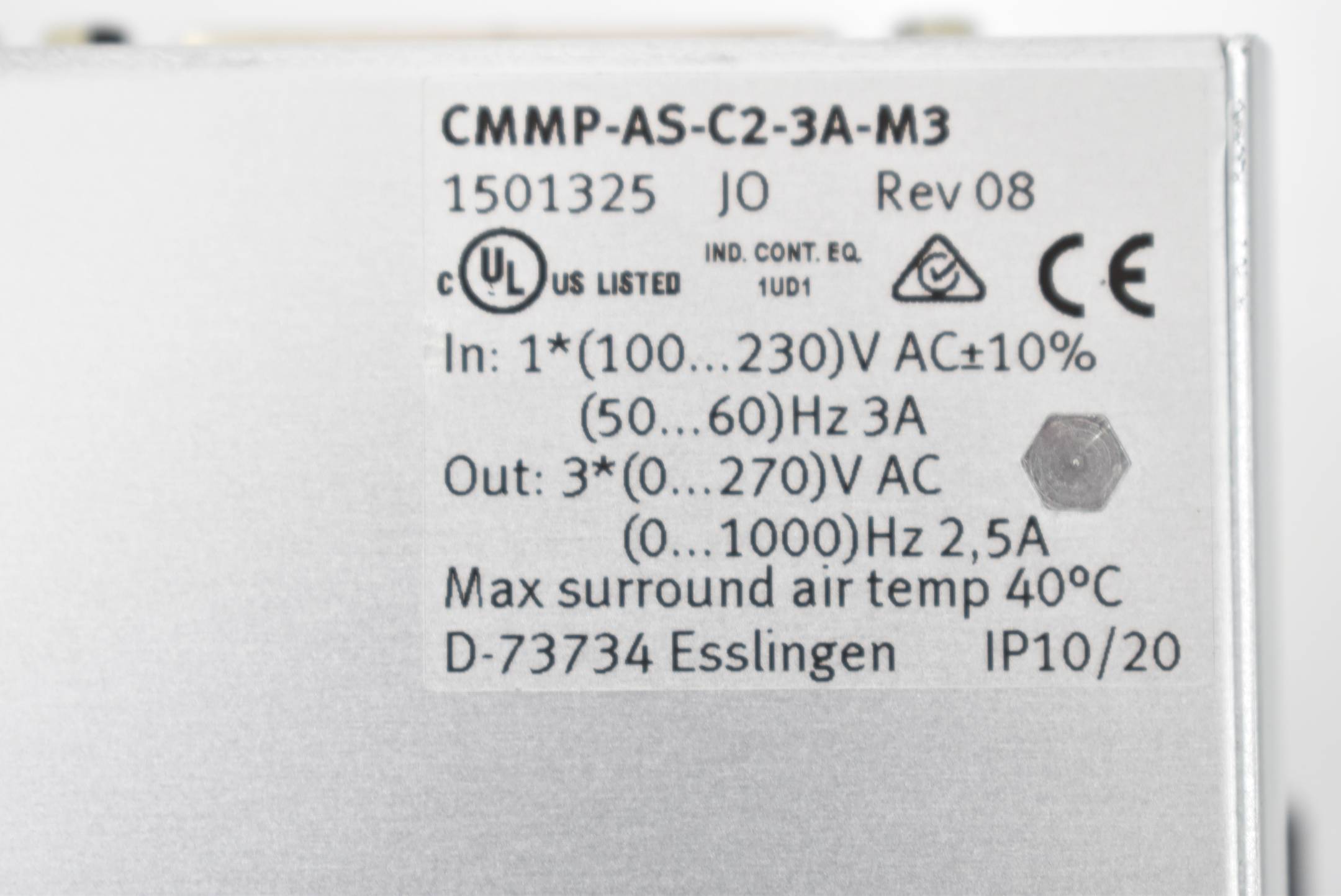 Festo CMMP-AS-C2-3A-M3 Motorcontroller 1501325
