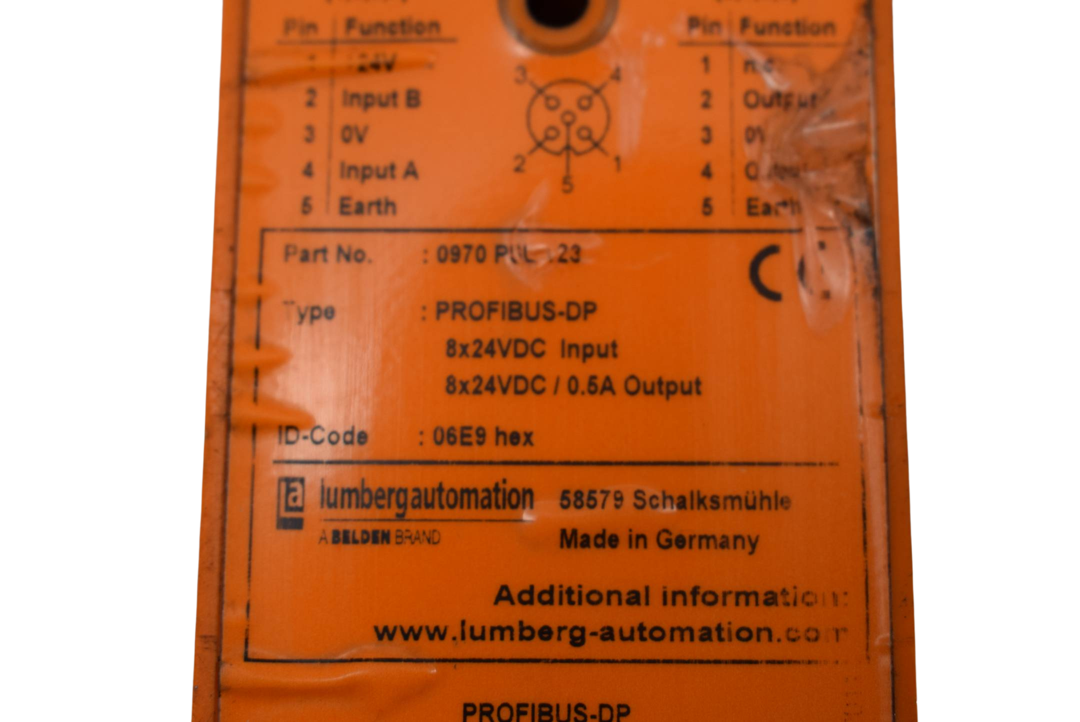 Lumbergautomation Profibus-DP 0970 PSL 123