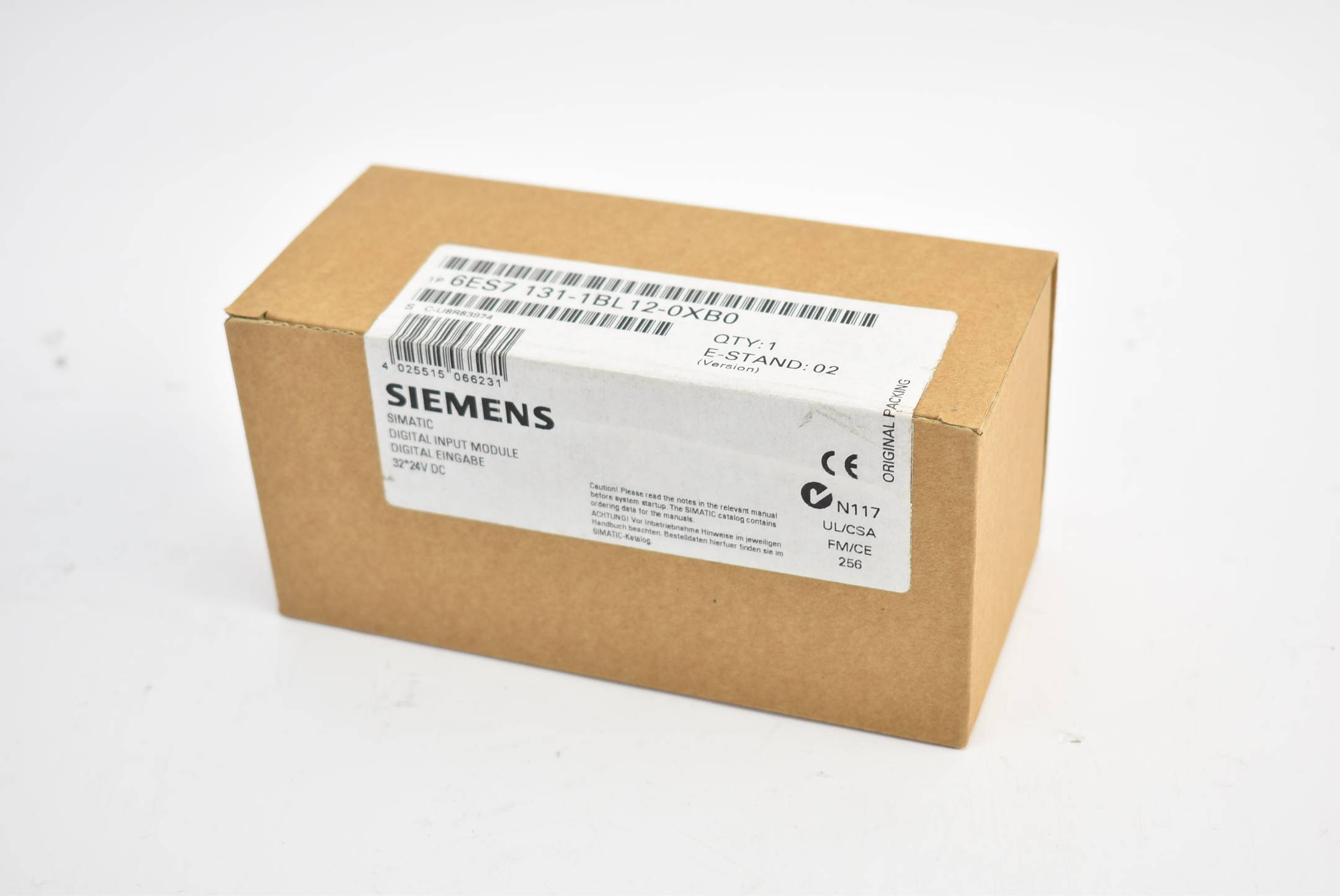 Siemens simatic DP ET200L digital 6ES7 131-1BL12-0XB0 ( 6ES7131-1BL12-0XB0 ) E02