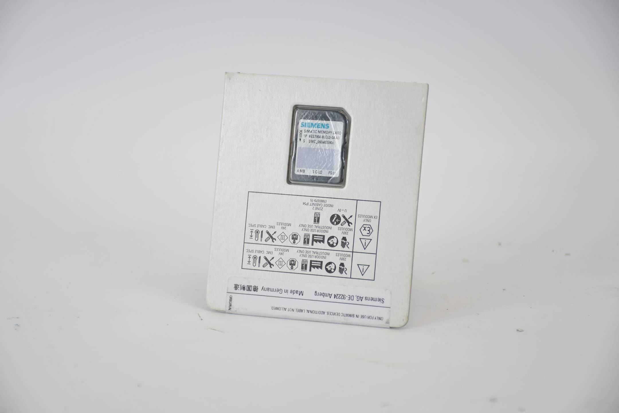 Siemens Simatic S7 MMC Card S7 6ES7954-8LC03-0AA0 ( 6ES7 954-8LC03-0AA0 )