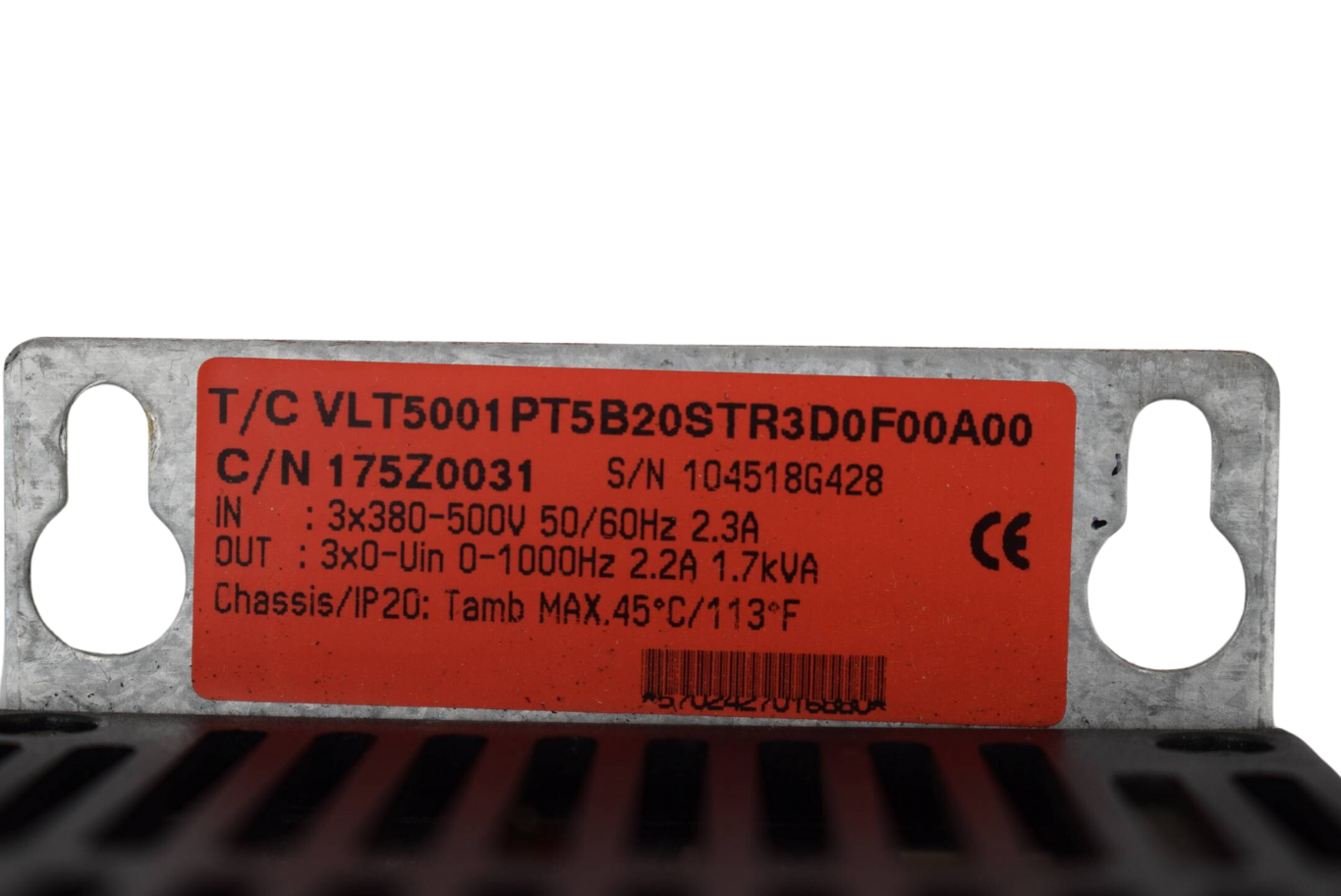 Danfoss VLT® Frequenzumrichter VLT5001PT5B20STR3D0F00A00 ( 175Z0031 ) Danfoss VLT® Frequenzumrichter VLT5001PT5B20STR3D0F00A00 ( 175Z0031 )