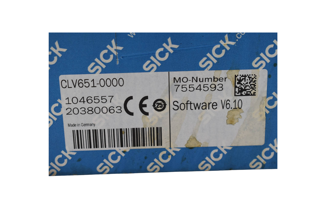 SICK Stationärer Barcode-Scanner CLV651-0000 ( 1046557 ) Software V6.10