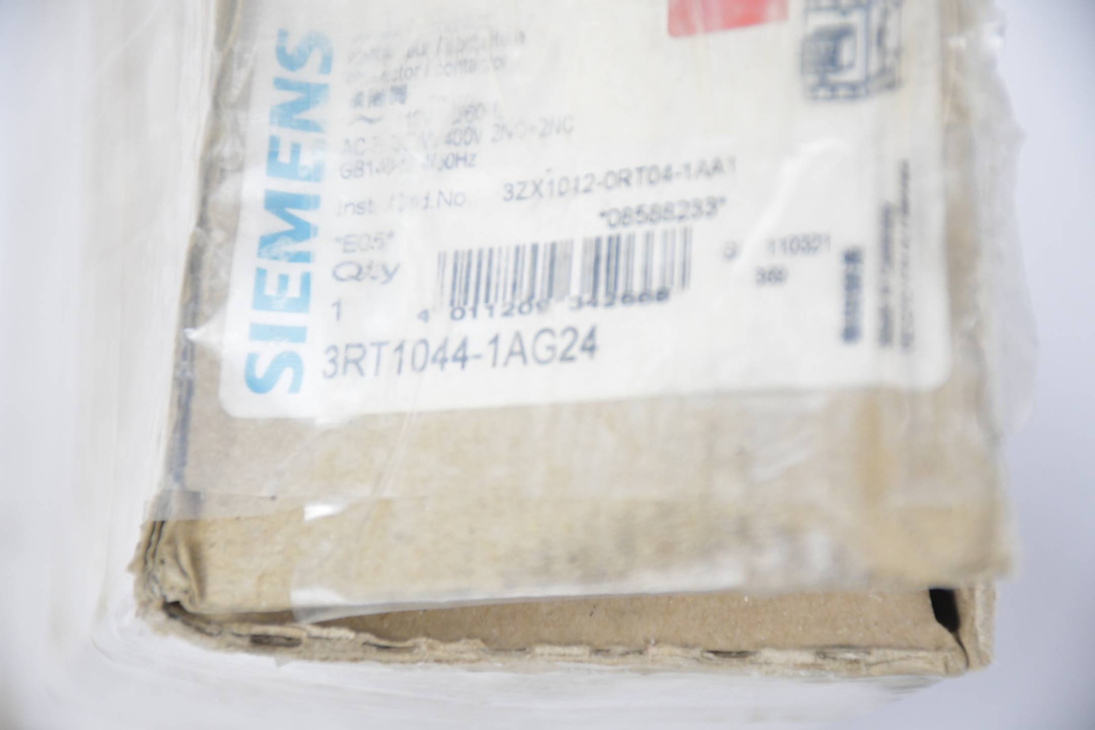 Siemens Leistungsschütz 3RT1044-1AG24 ( 3RT1 044-1AG24 )