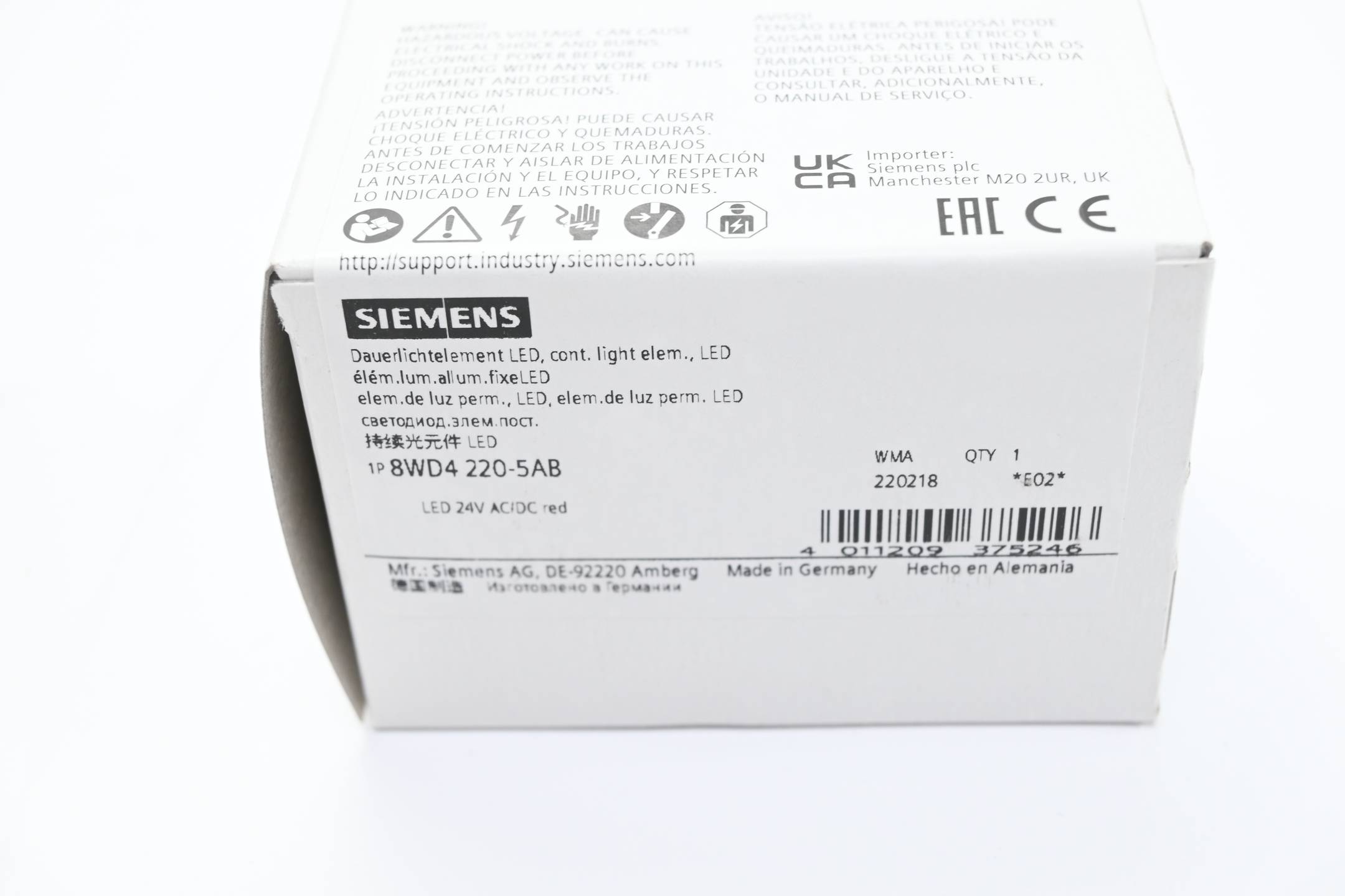 Siemens Dauerlichtelement 8WD4220-5AB ( 8WD4 220-5AB )