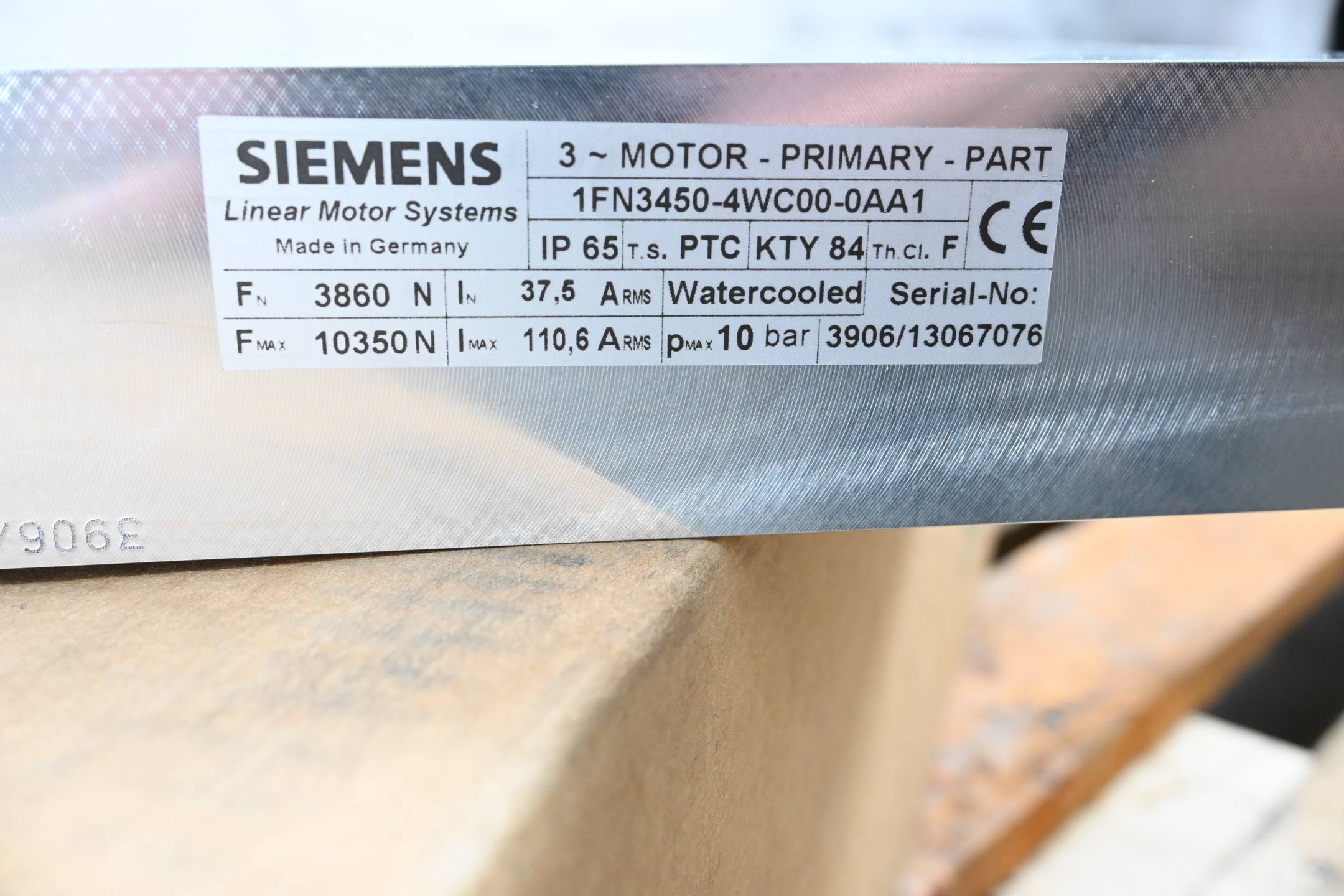 Siemens SIMOTICS Komponente 3~ Motor 1FN3450-4WC00-0AA1 ( 1FN3 450-4WC00-0AA1 )