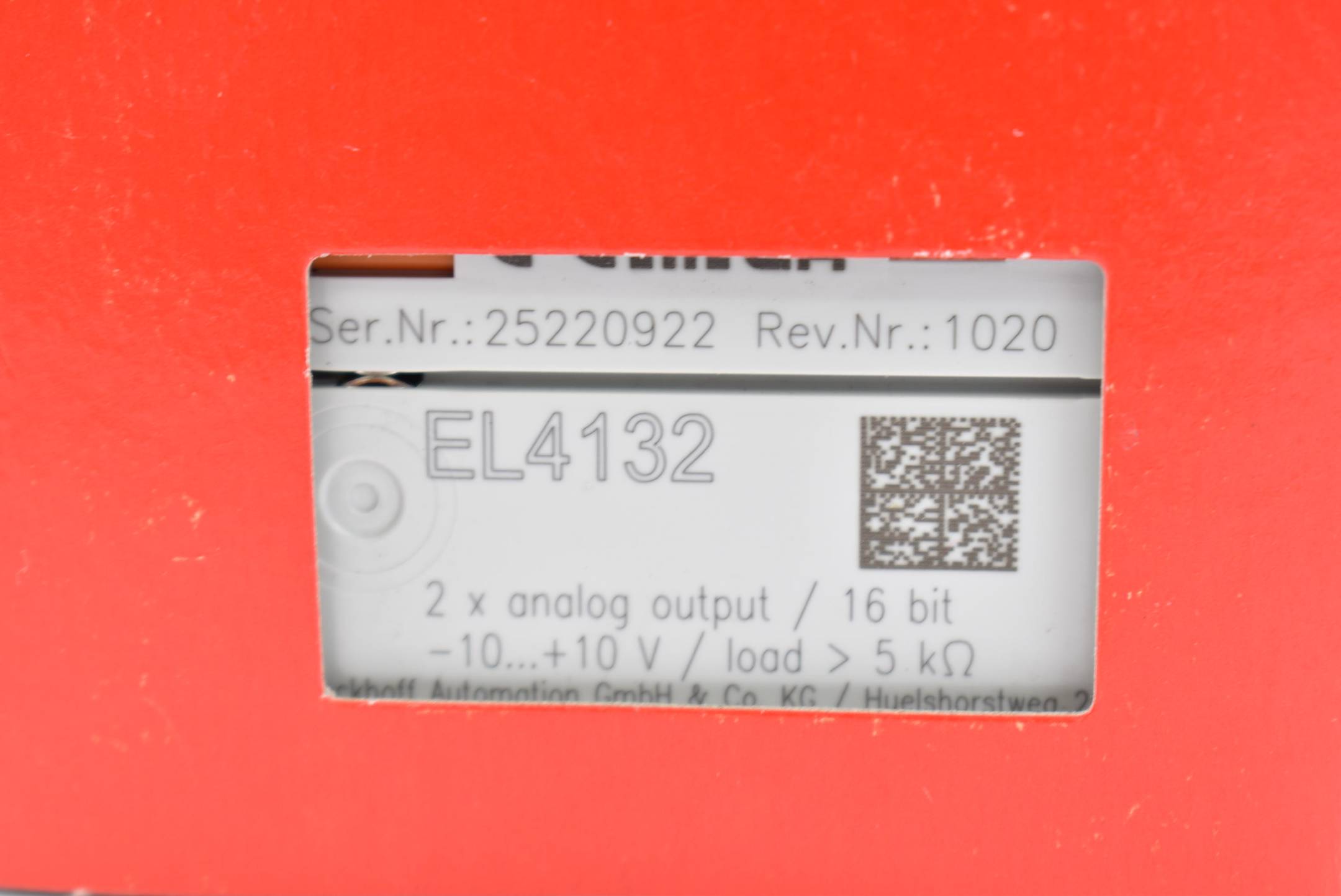 Beckhoff EtherCAT-Klemme 2-Kanal-Analog-Ausgang EL4132 ( EL 4132 )