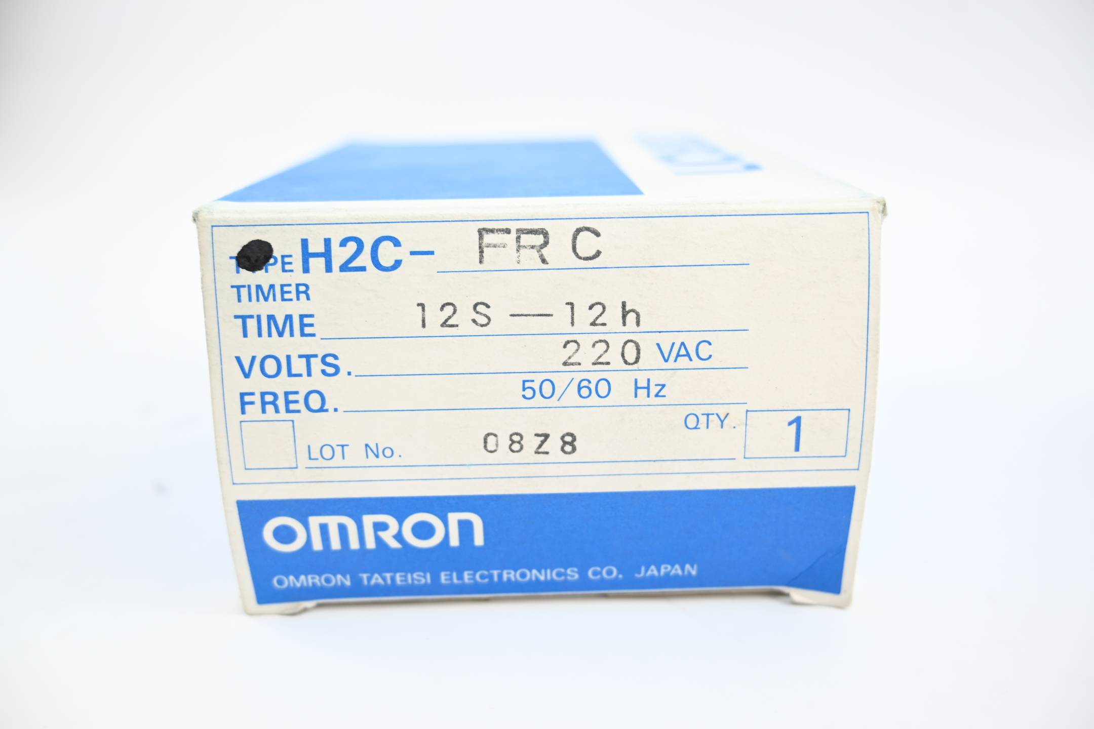 Omron Timer 12s-12h 220 VAC ( H2C-FR C )