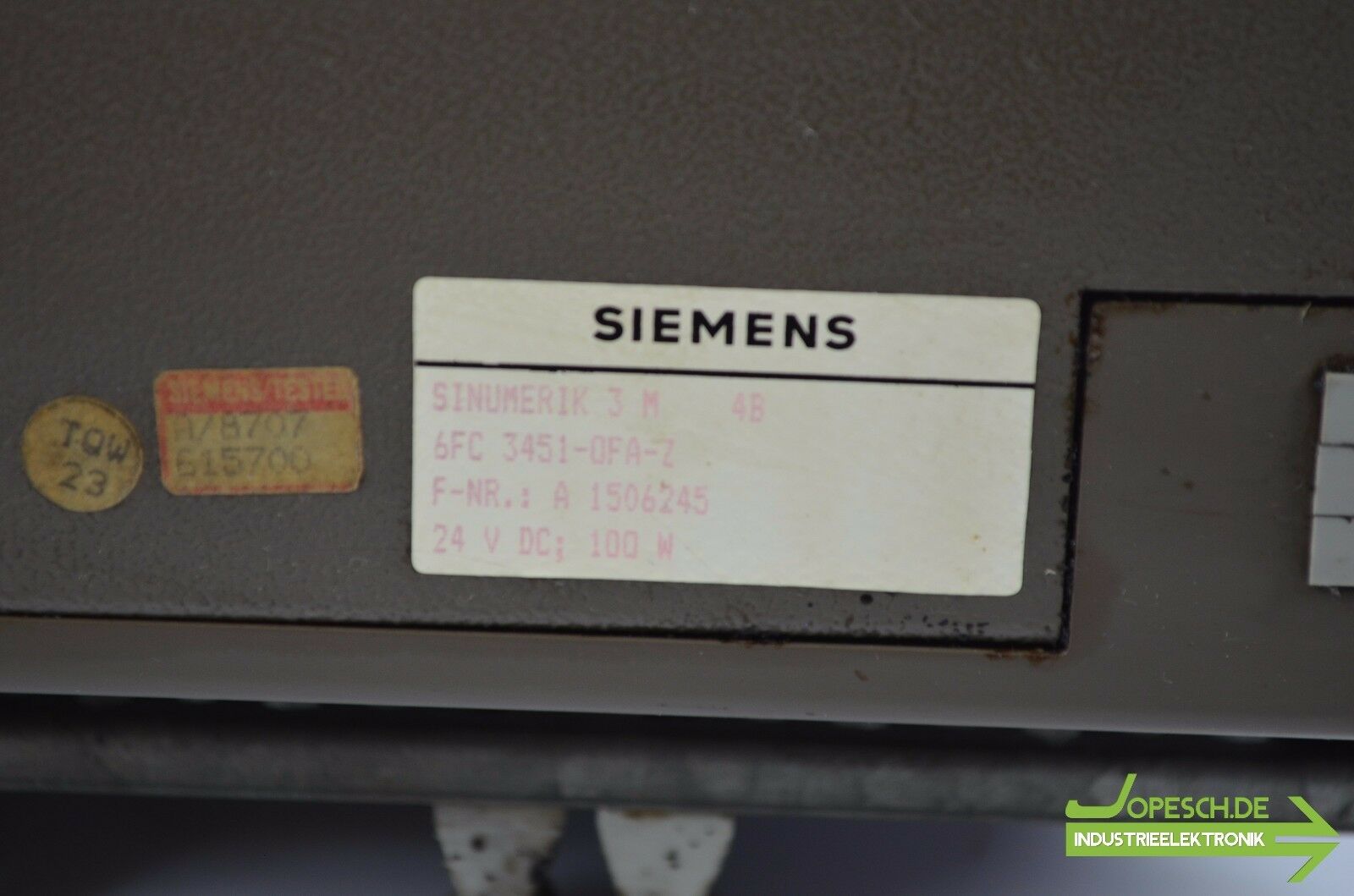 Siemens Sinumerik 6FC 3451-0FA-Z Rack