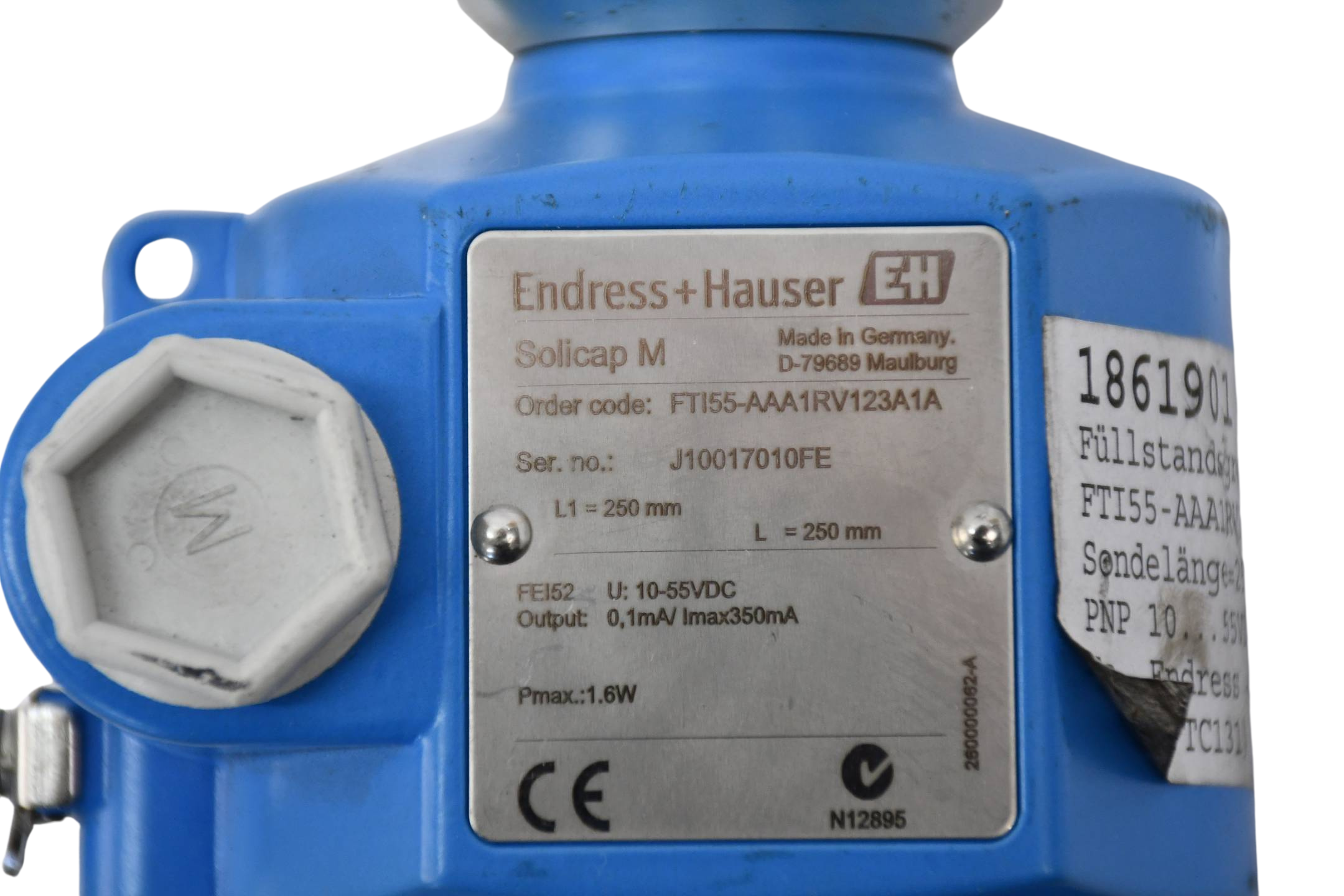 ENDRESS+HAUSER SOLICAP M FTI55-AAA1RV123A1A